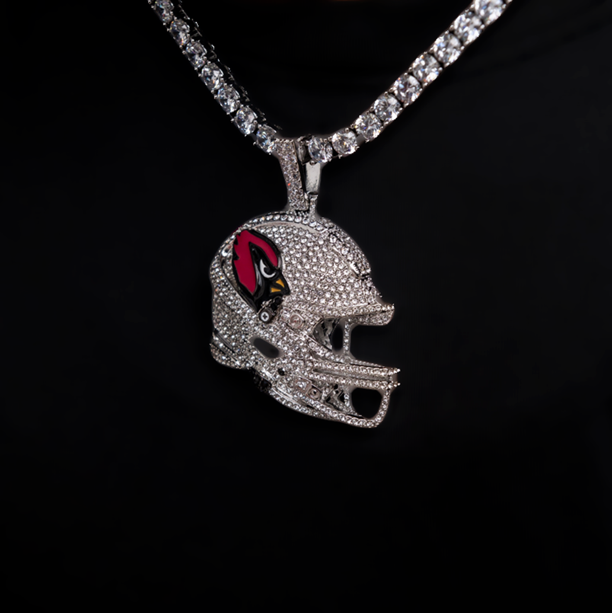 Official NFL 2025 Edition Arizona Cardinals Helmet Pendant