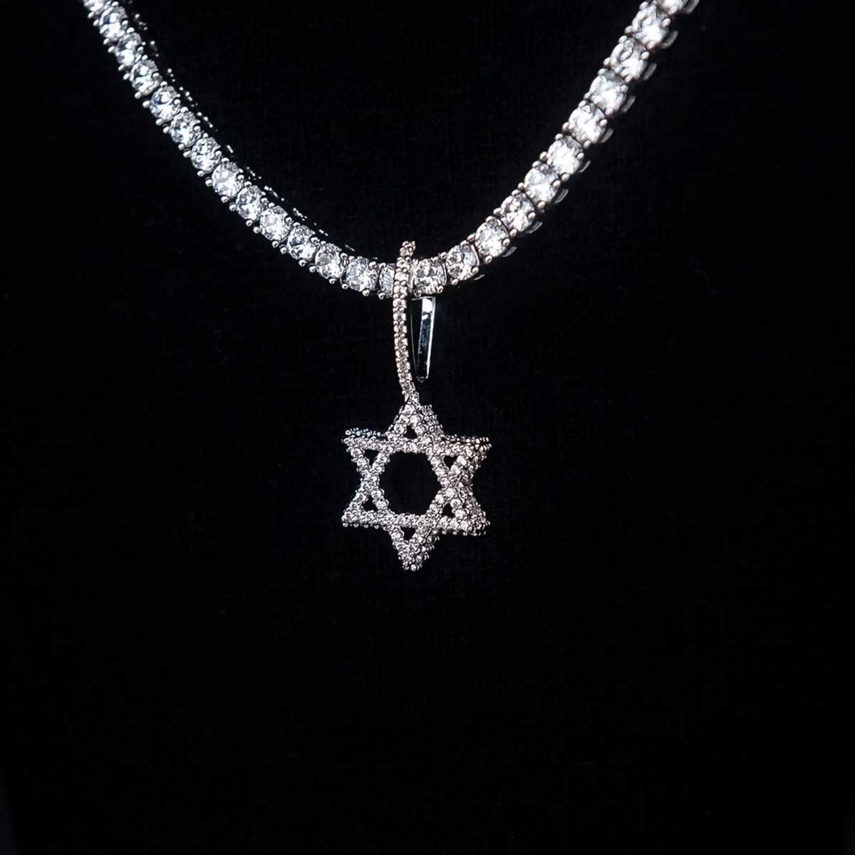 Micro Diamond Pave Star of David Pendant