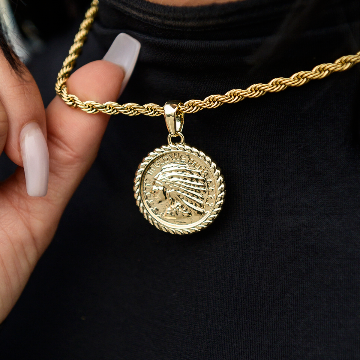 GLD Chief Coin Pendant