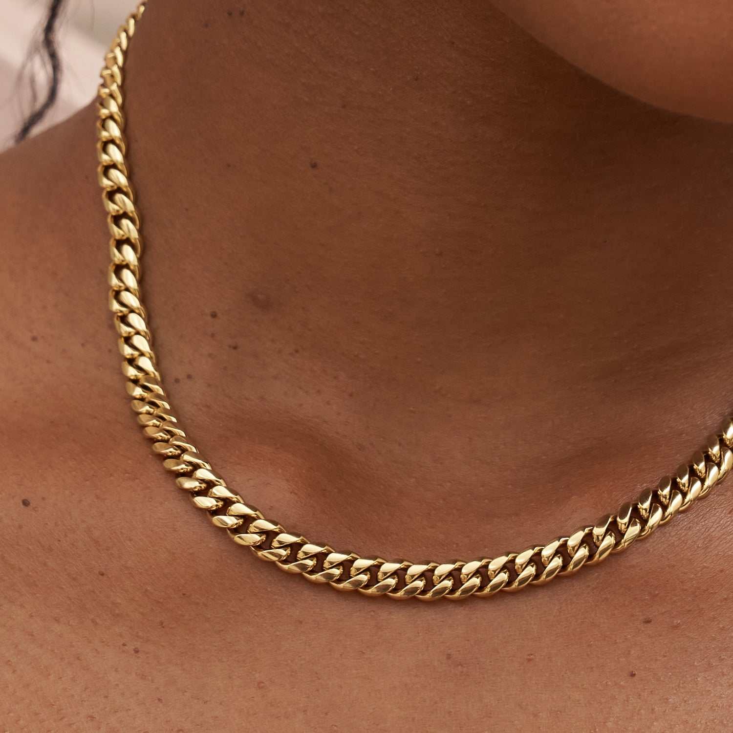 Miami Cuban Link Necklace in Yellow Gold - 8mm