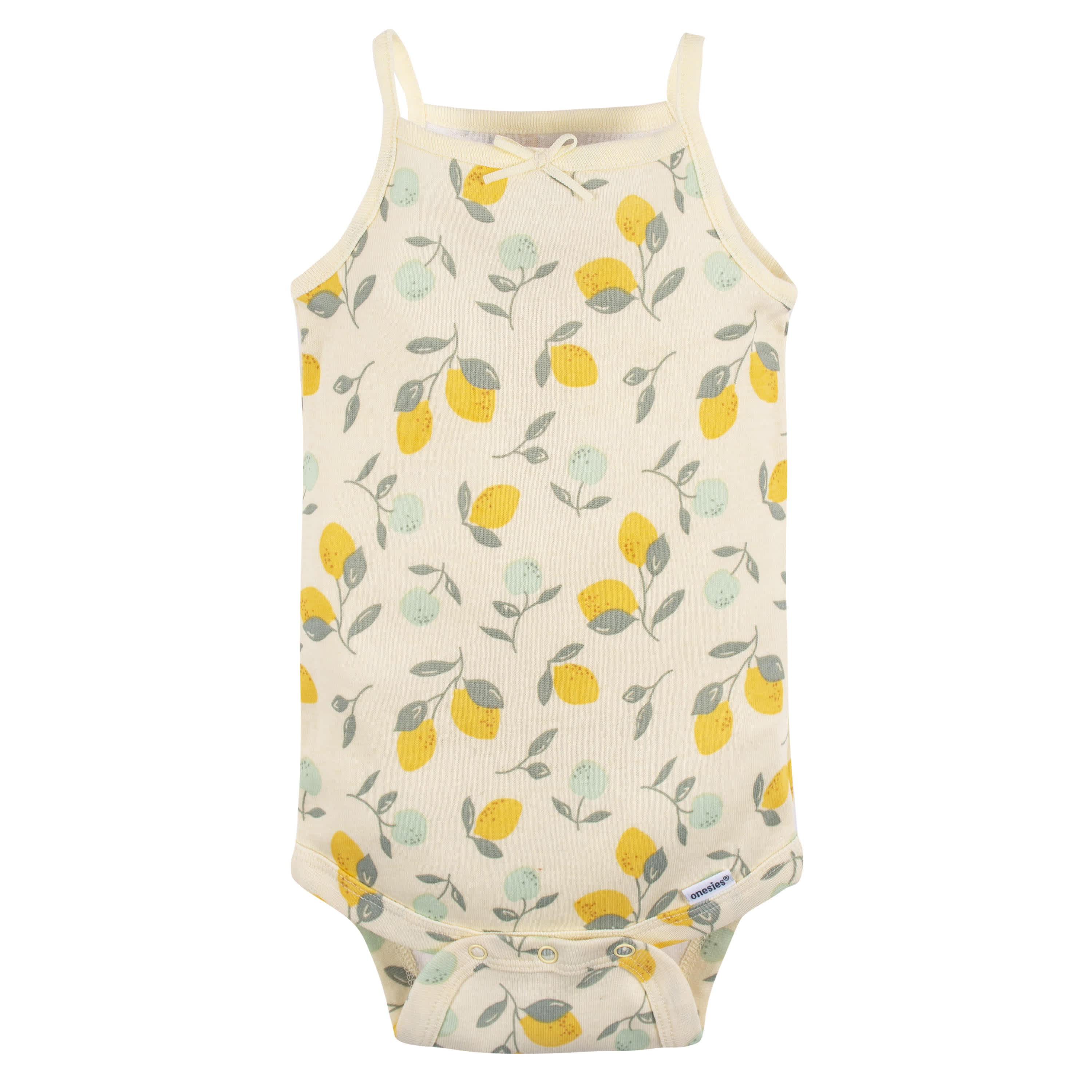 4-Pack Baby Girls Little Lemon Sleeveless Onesies Bodysuits