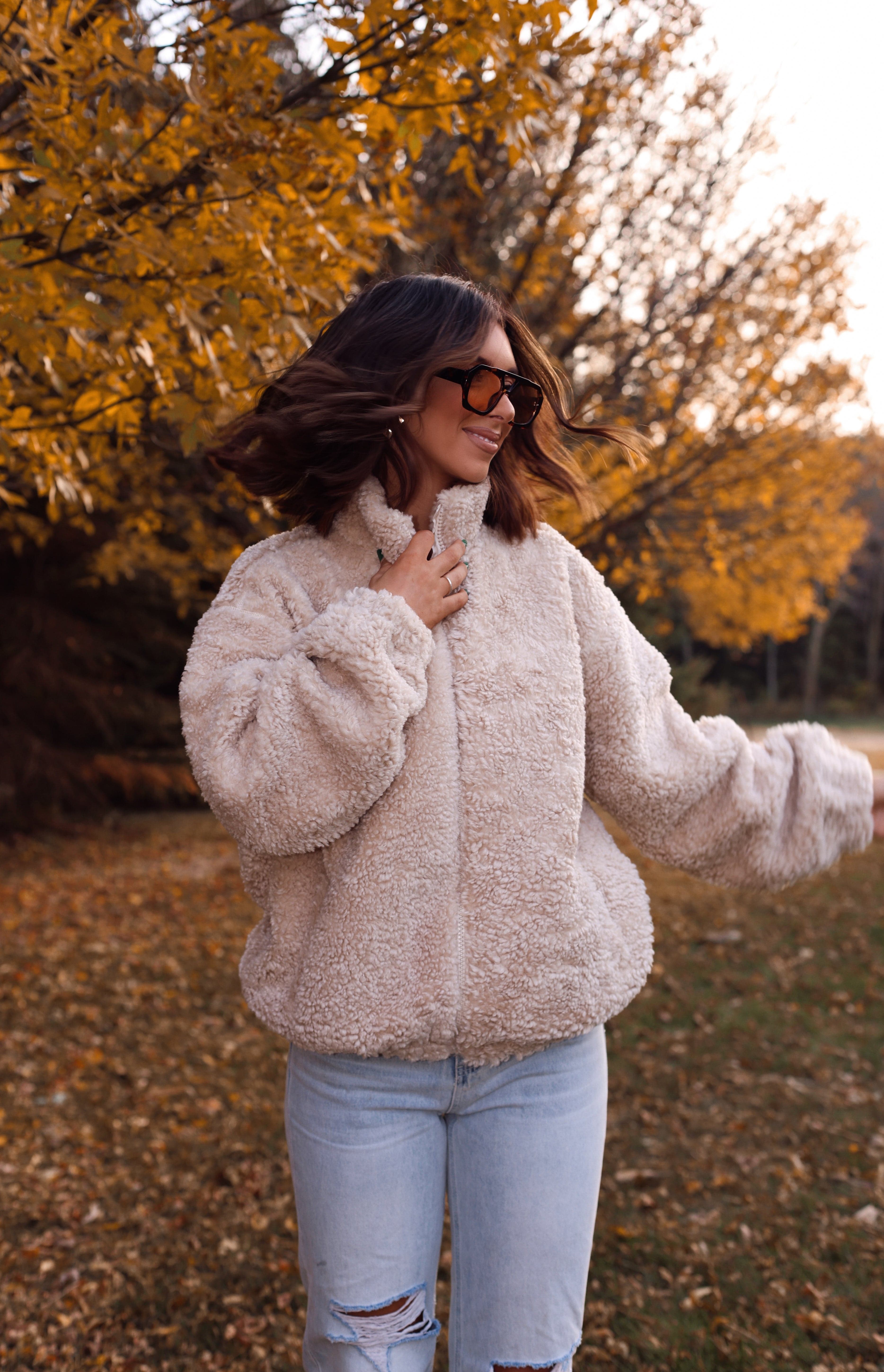 Natural Teddy Bear Jacket