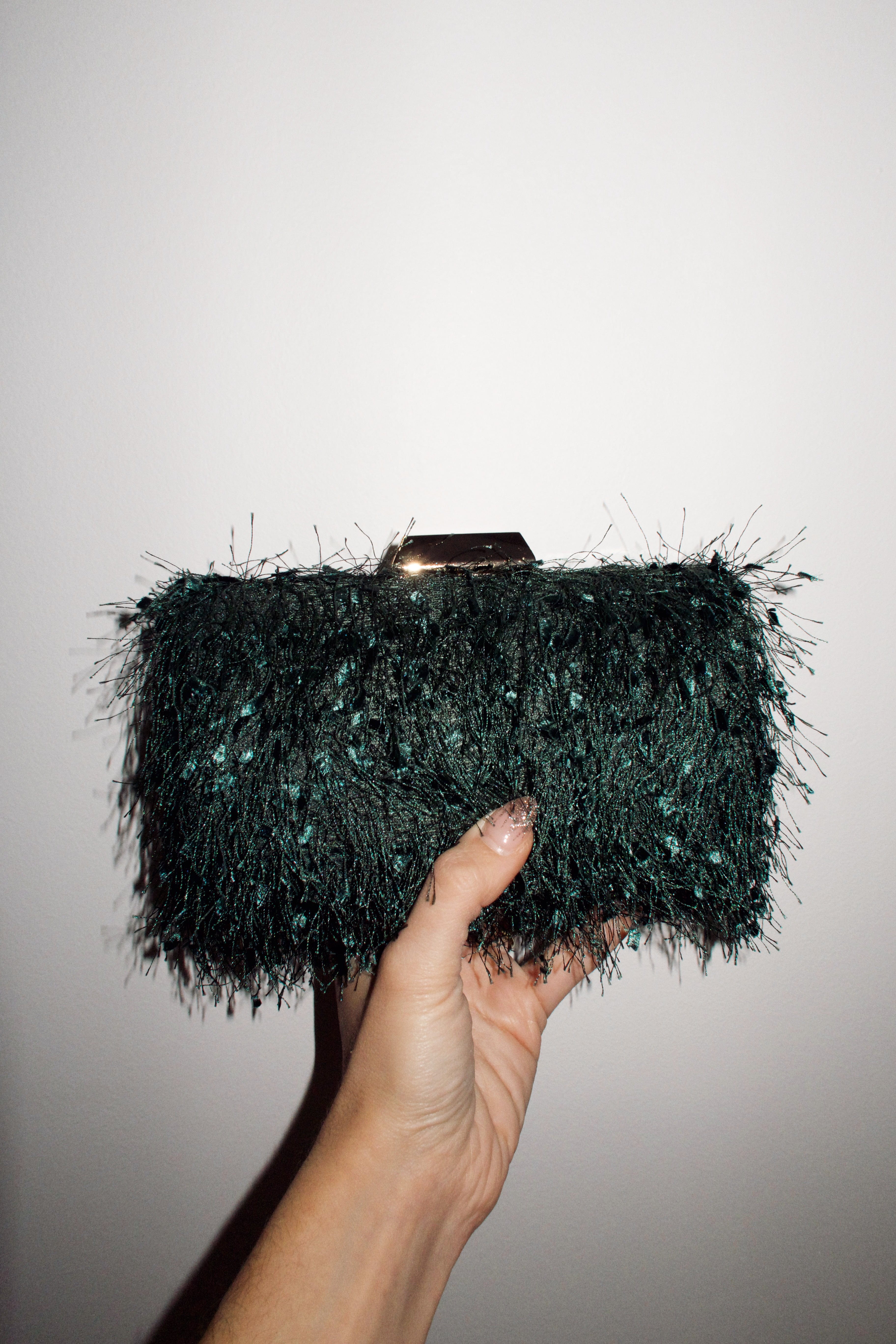 Champagne Cascade Clutch