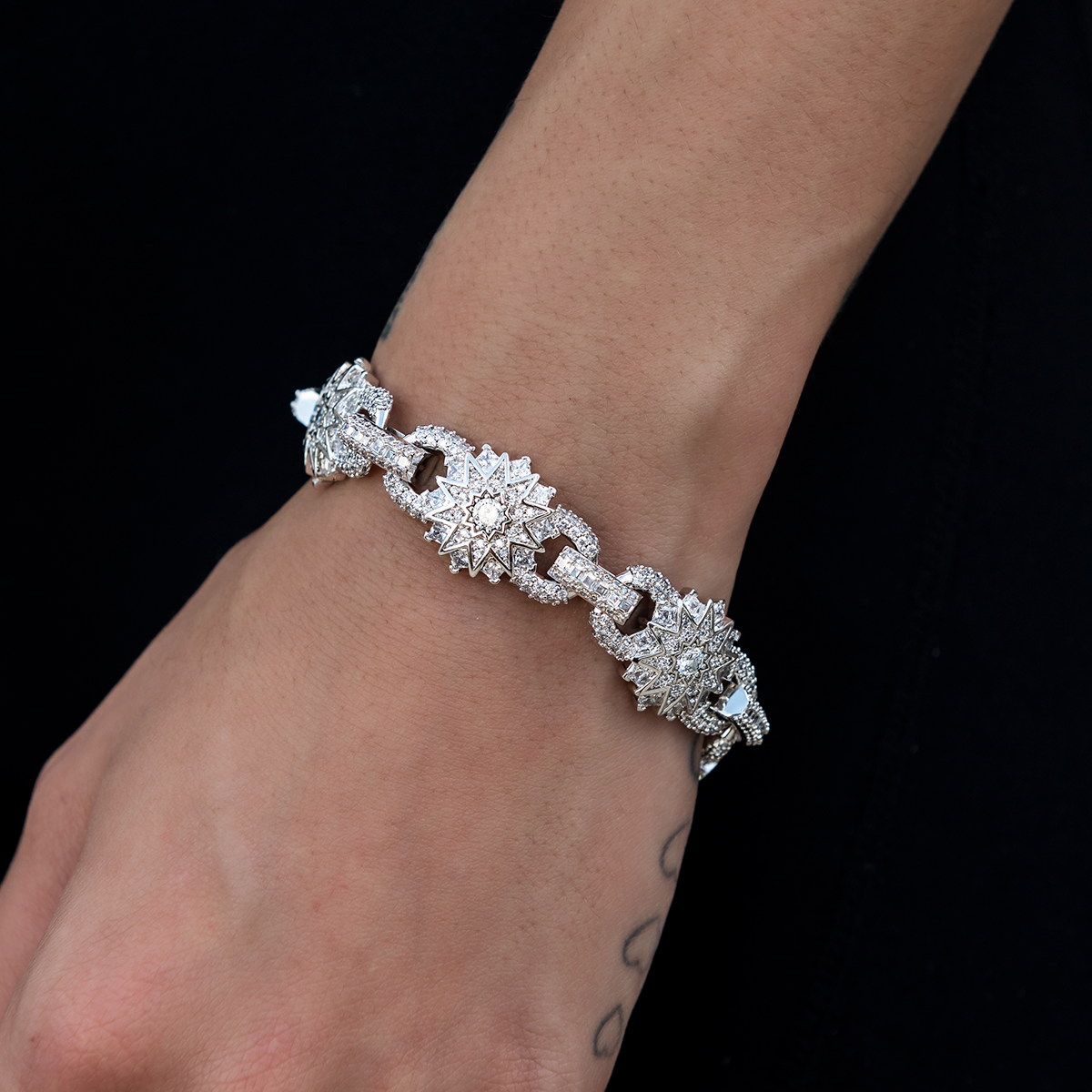 Star Mariner Bracelet in White Gold- 16mm