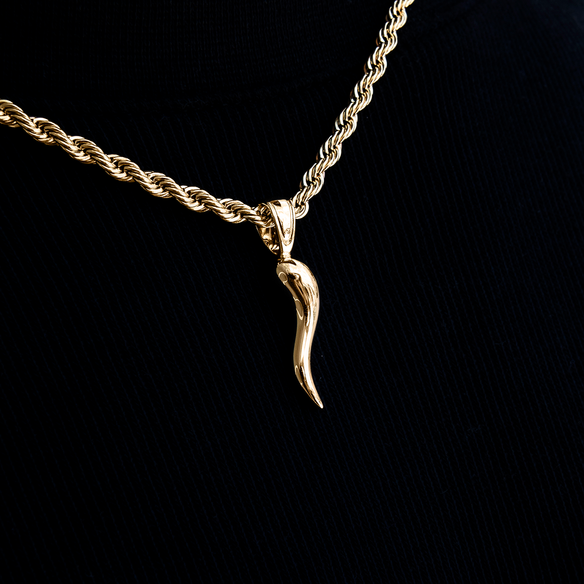 Italian Horn Pendant