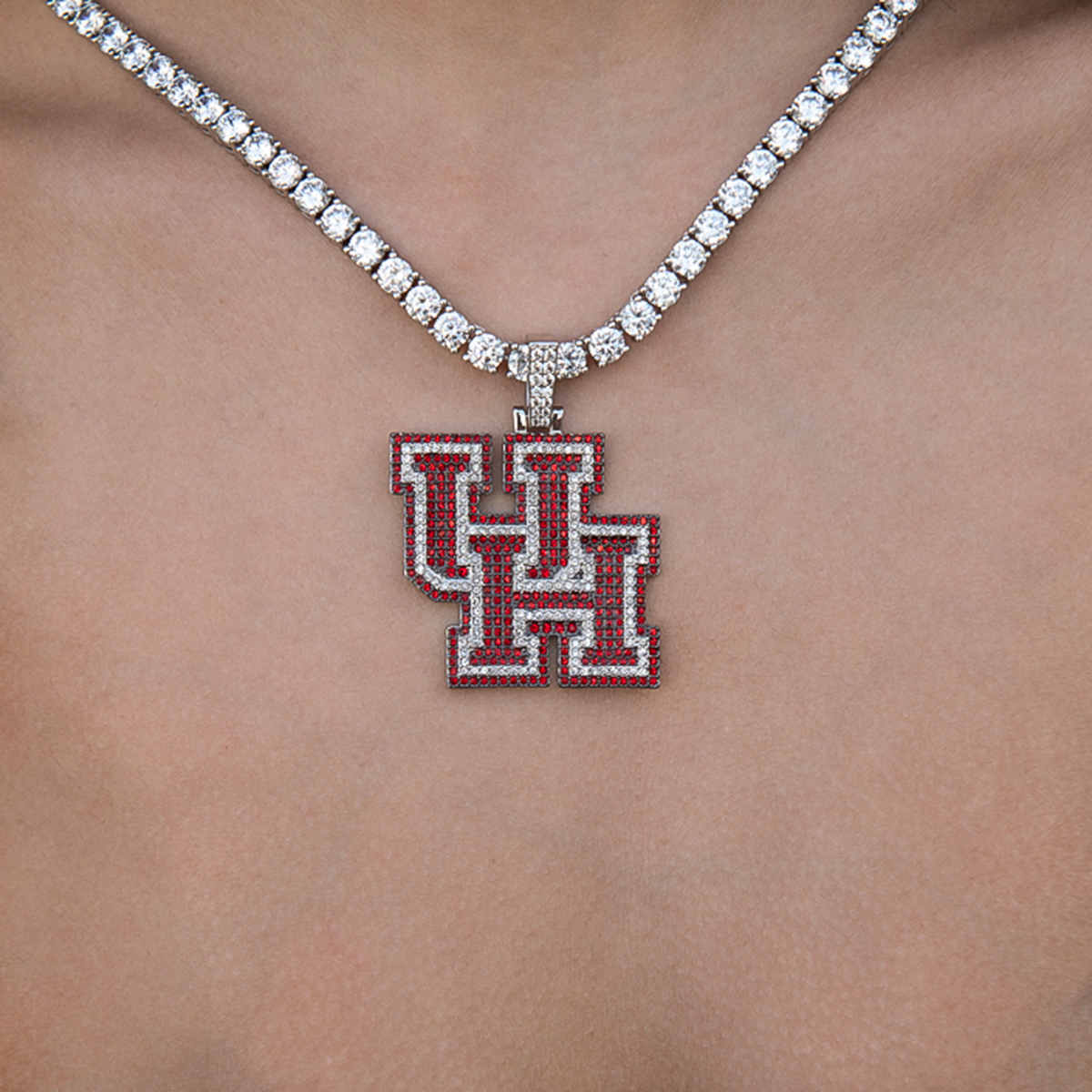 Houston Cougars Official NCAA Logo Pendant