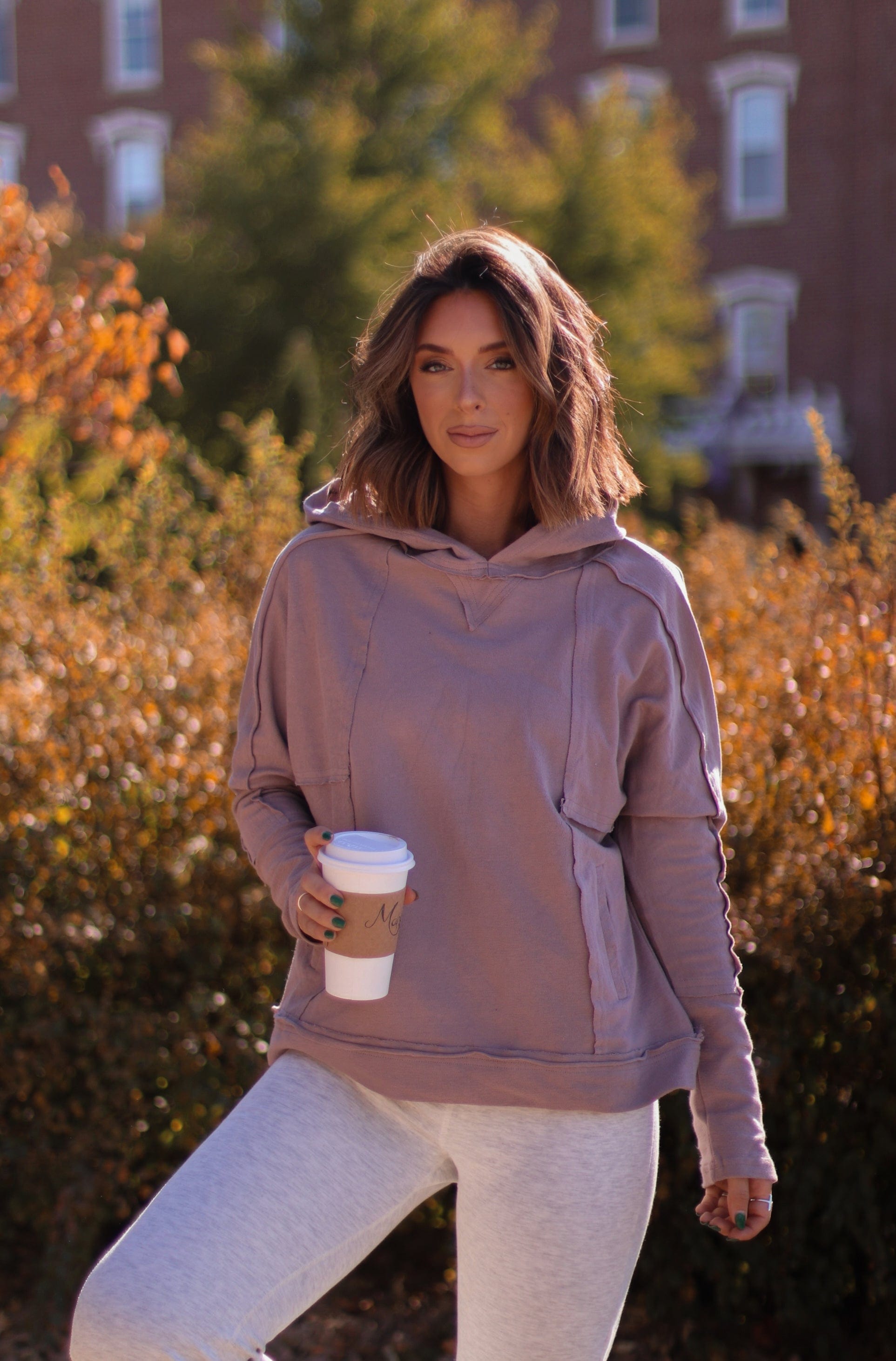 Mocha Knit Hoodie