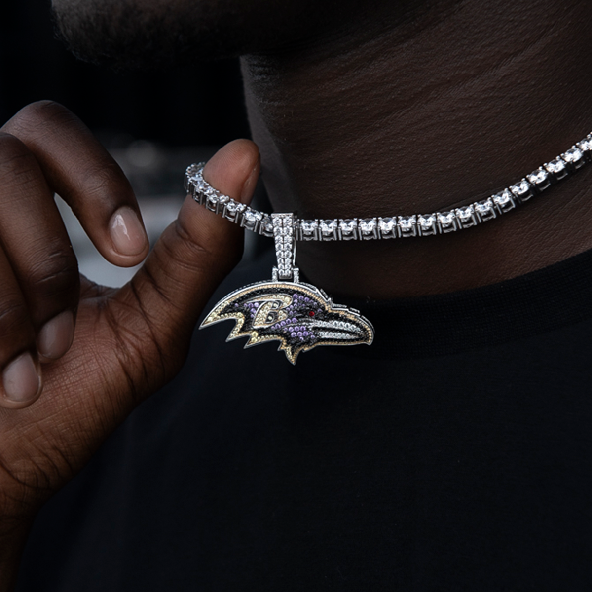 Baltimore Ravens Official NFL Large Pendant