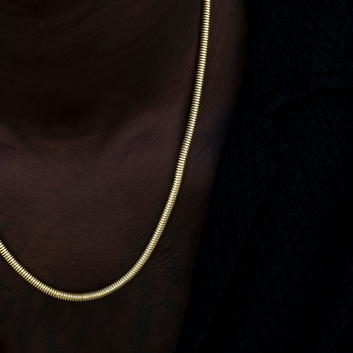 Snake Chain in Yellow Gold - 4mm