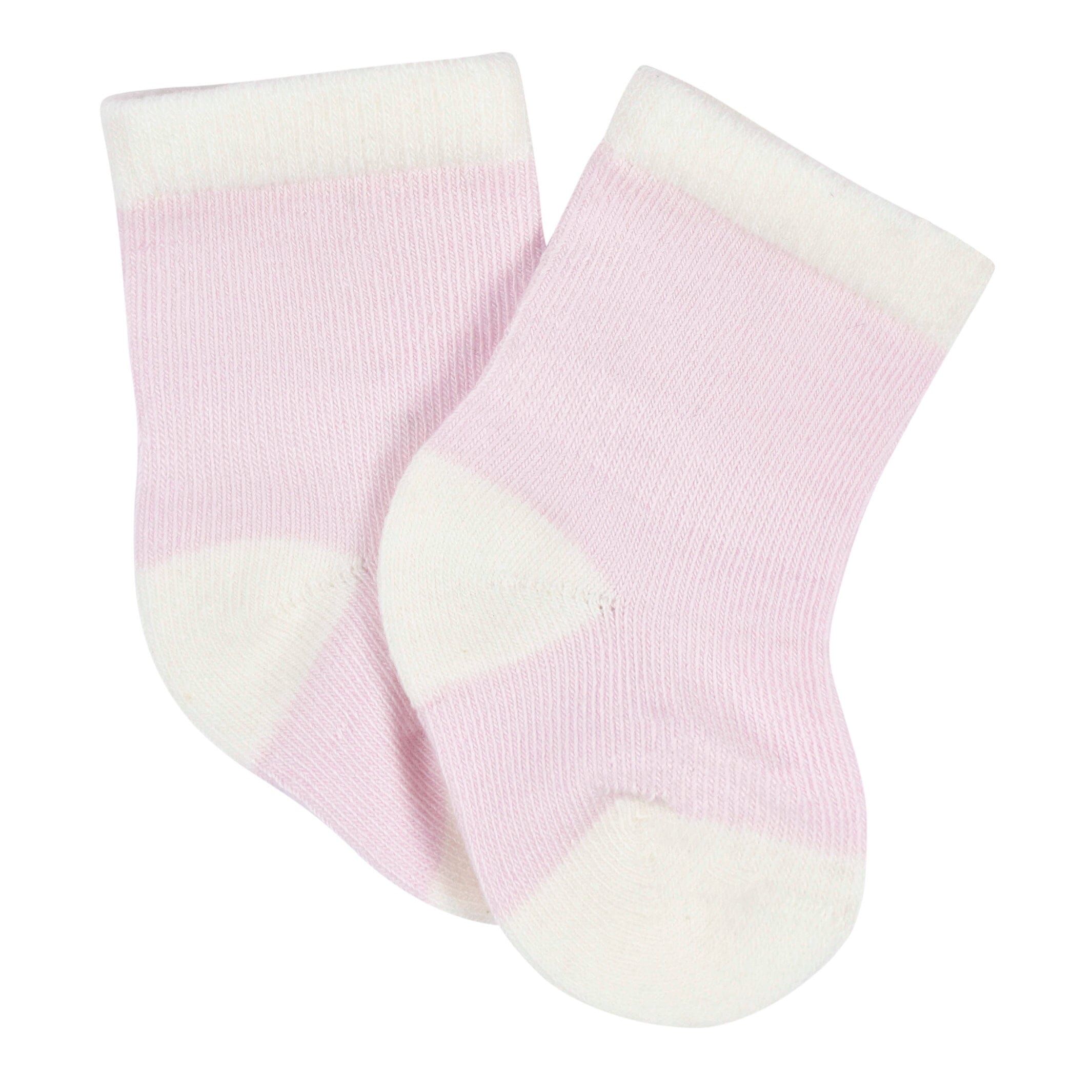 6-Pack Baby Girls Ballerina Wiggle Proof Socks