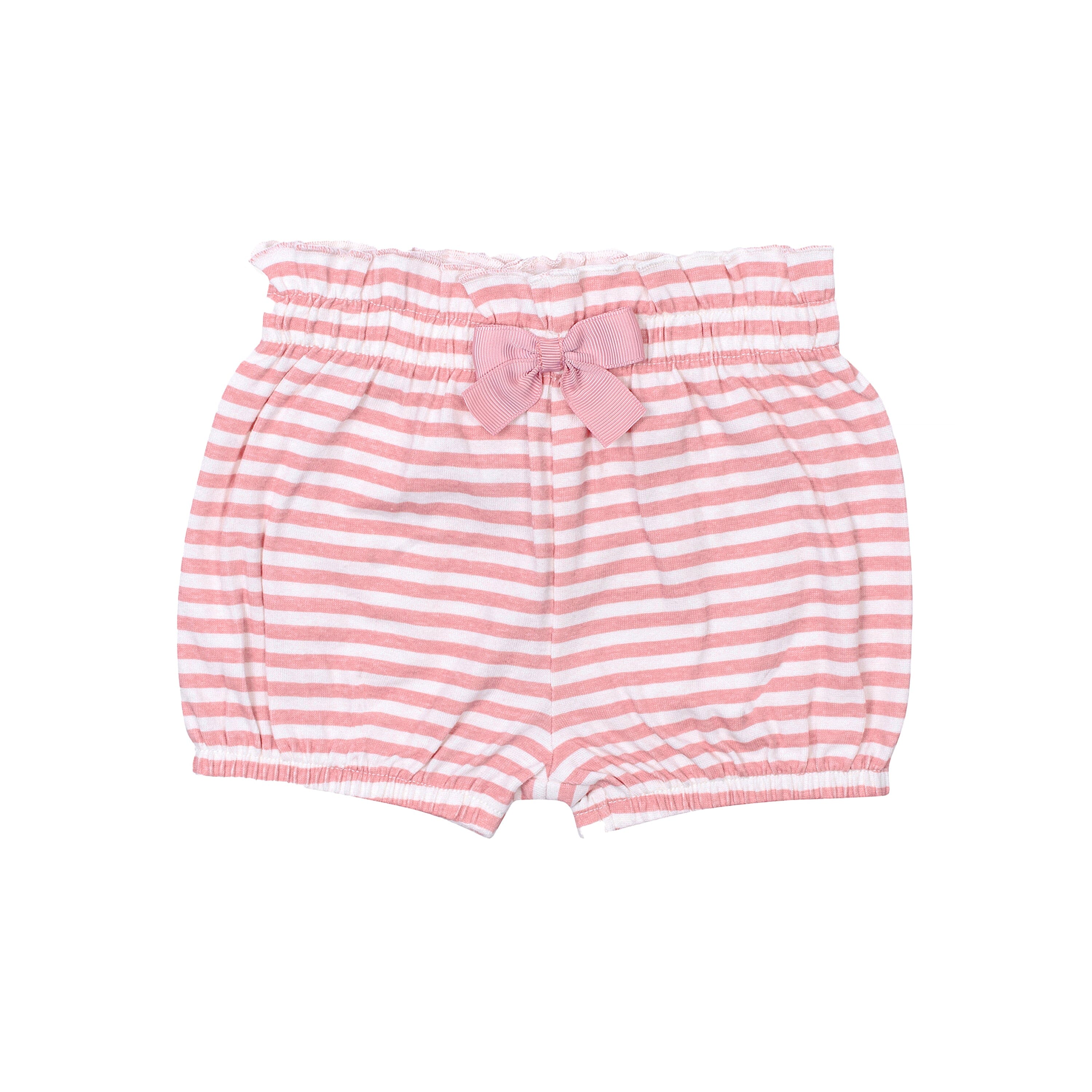 4-Pack Baby Girls Pink Floral Bloomer Shorts