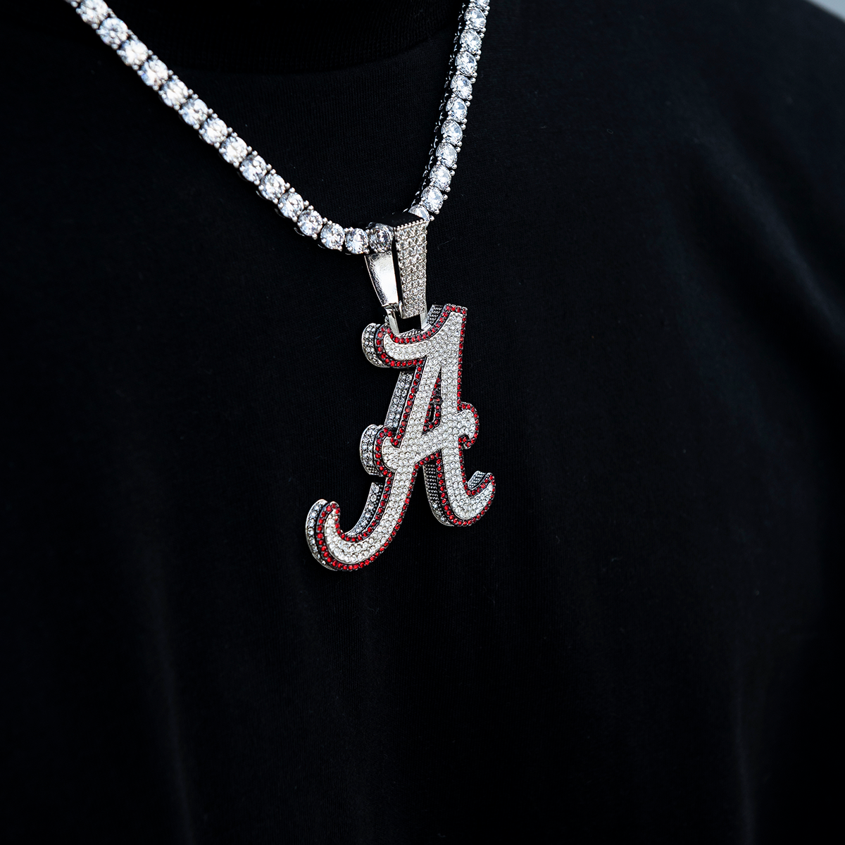 Large Alabama Crimson Tide Official NCAA Logo Pendant