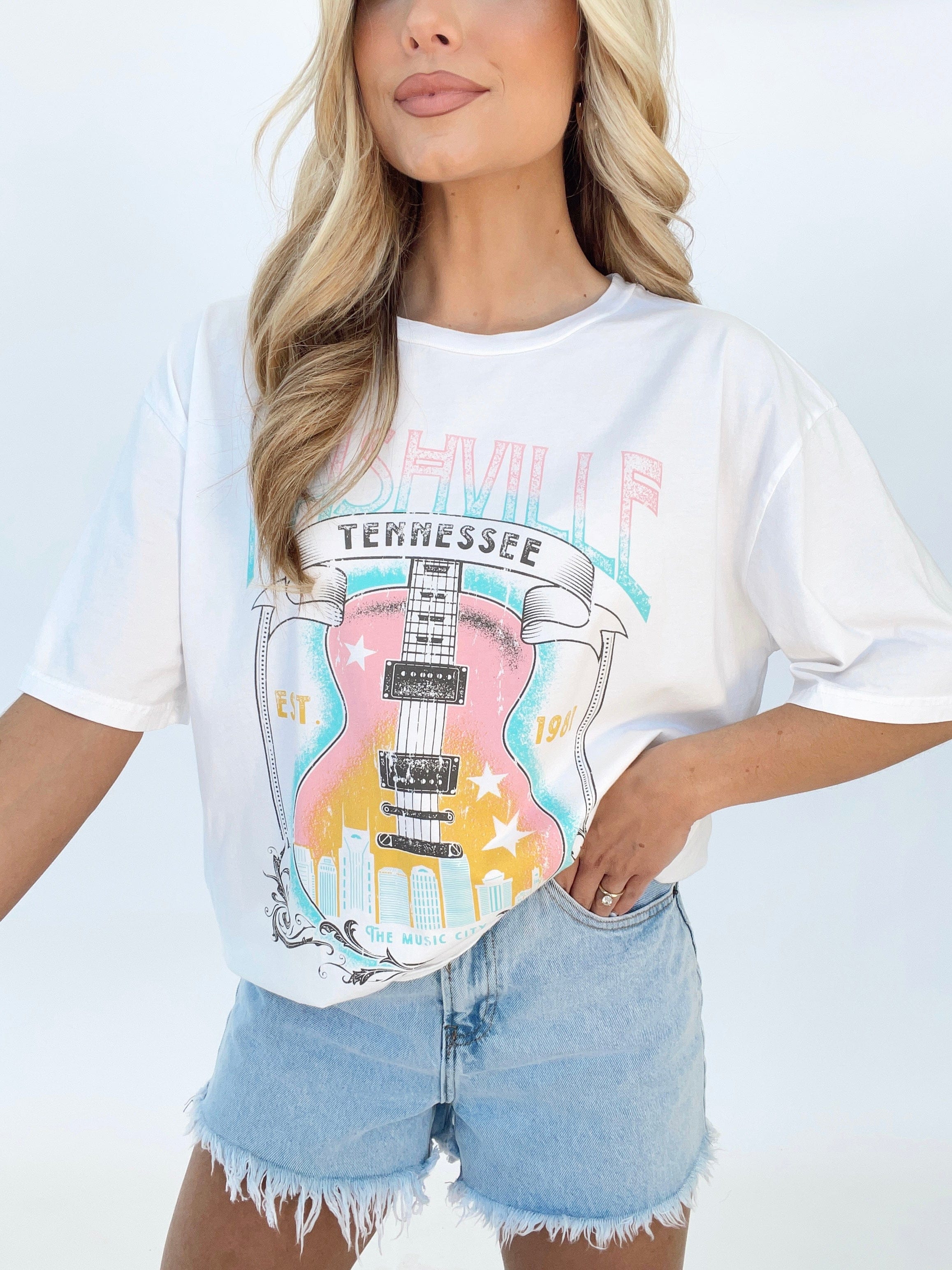 Nashville Oversized Graphic Tee