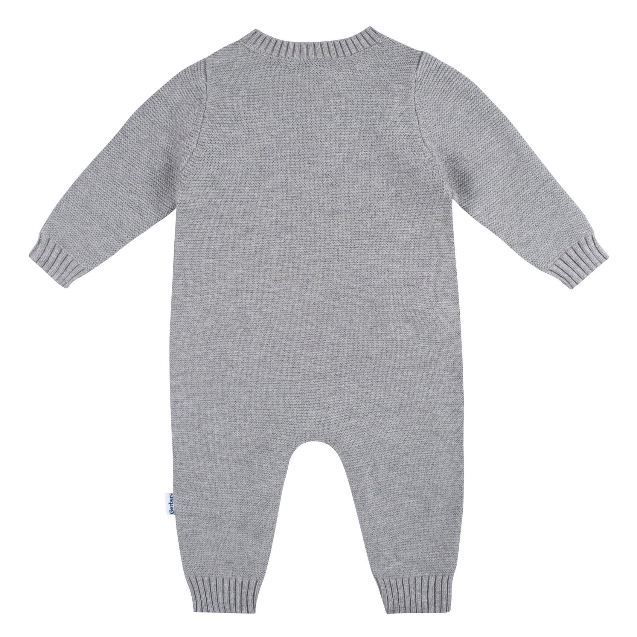 Baby Boys Raccoon Sweater Knit Romper