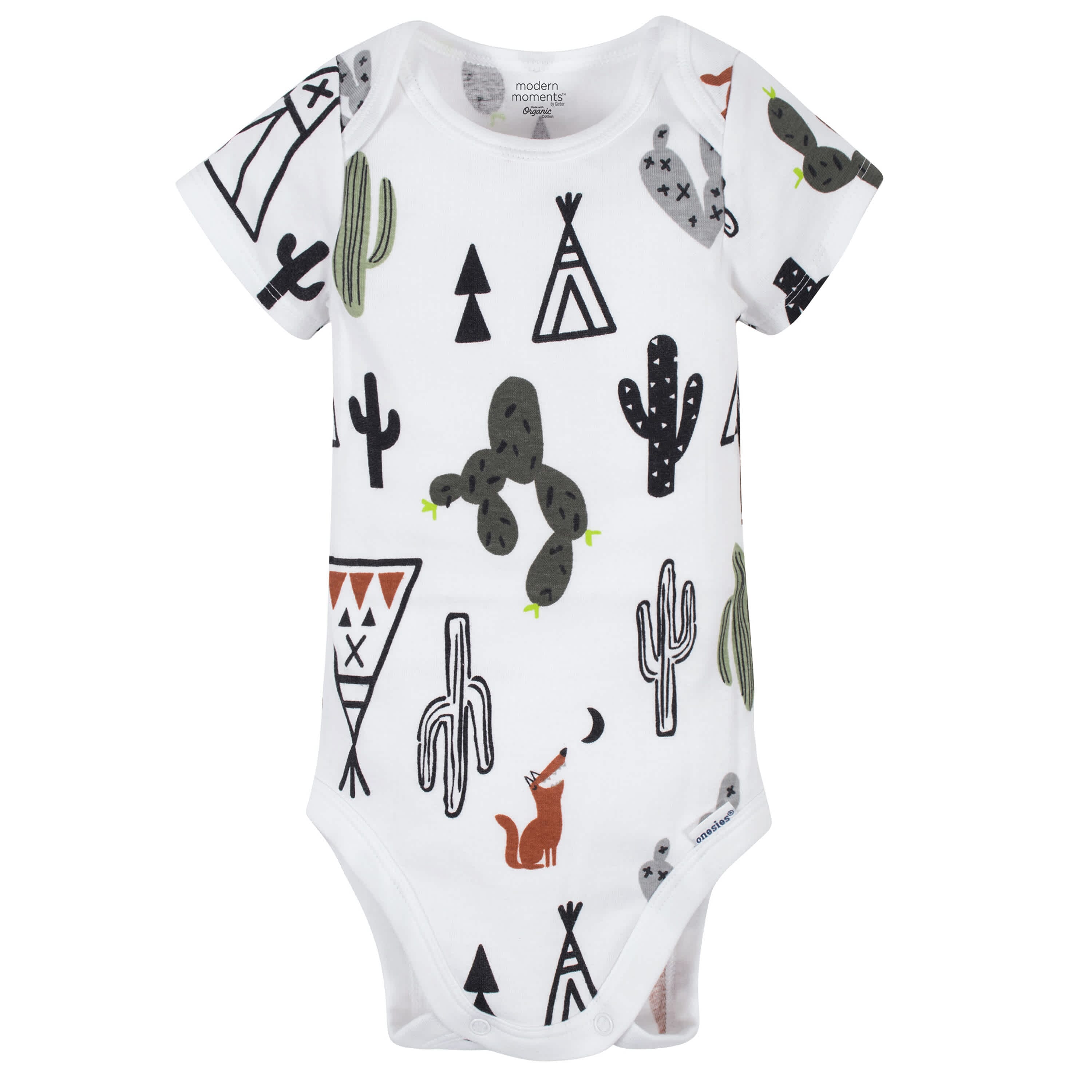 4-Piece Baby Boys Desert Organic Onesies Bodysuits & Shorts