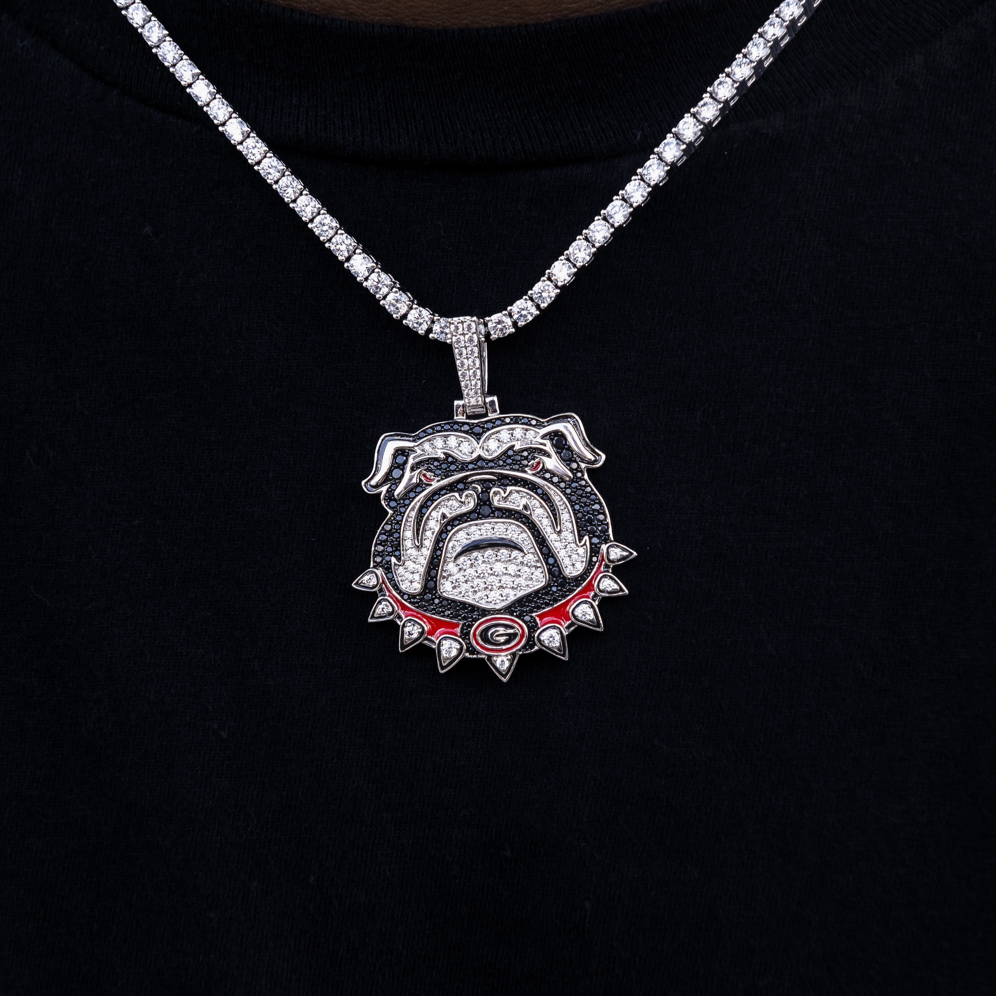 Georgia Bulldogs Official NCAA Mascot Pendant