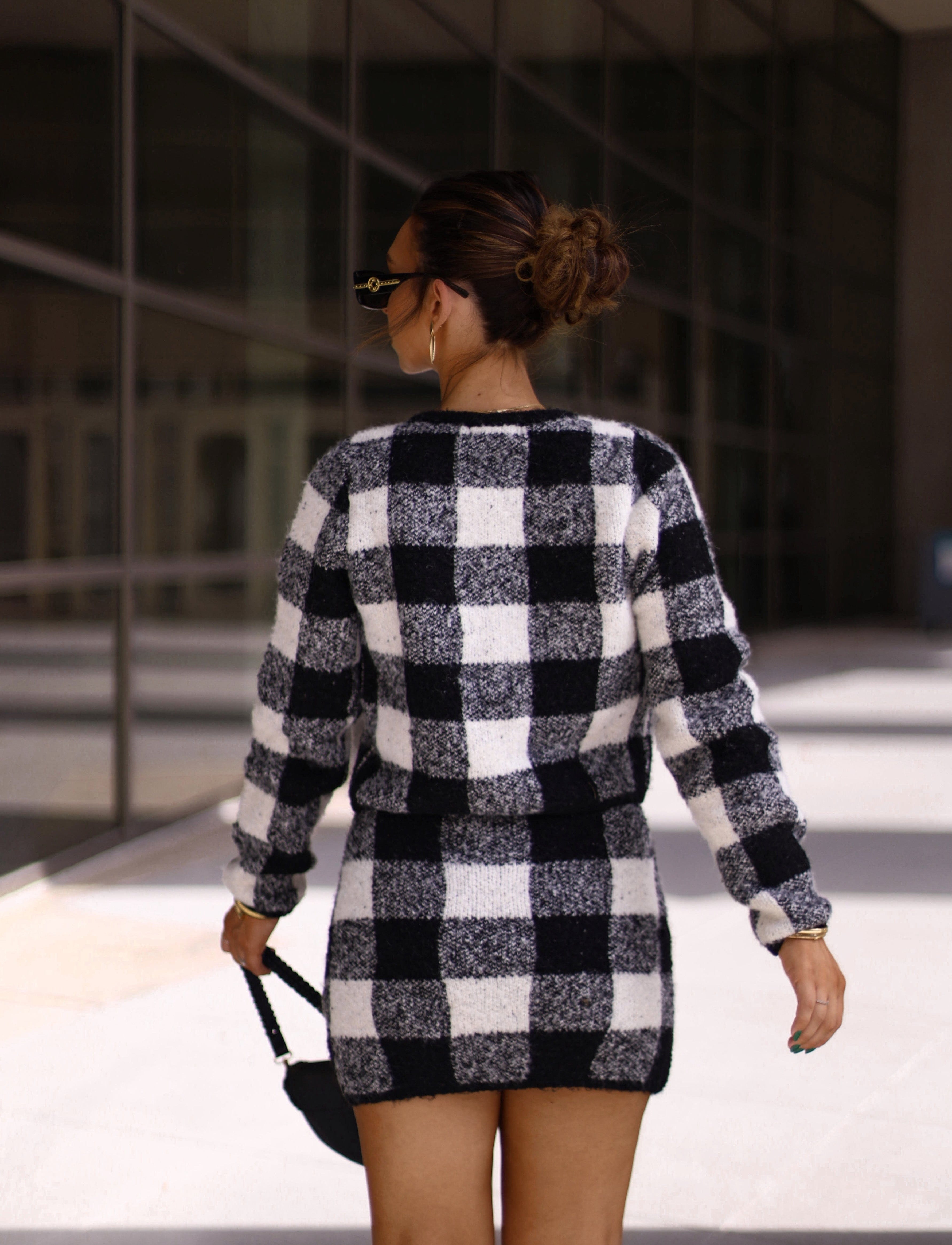 Plaid Tidings Cardigan