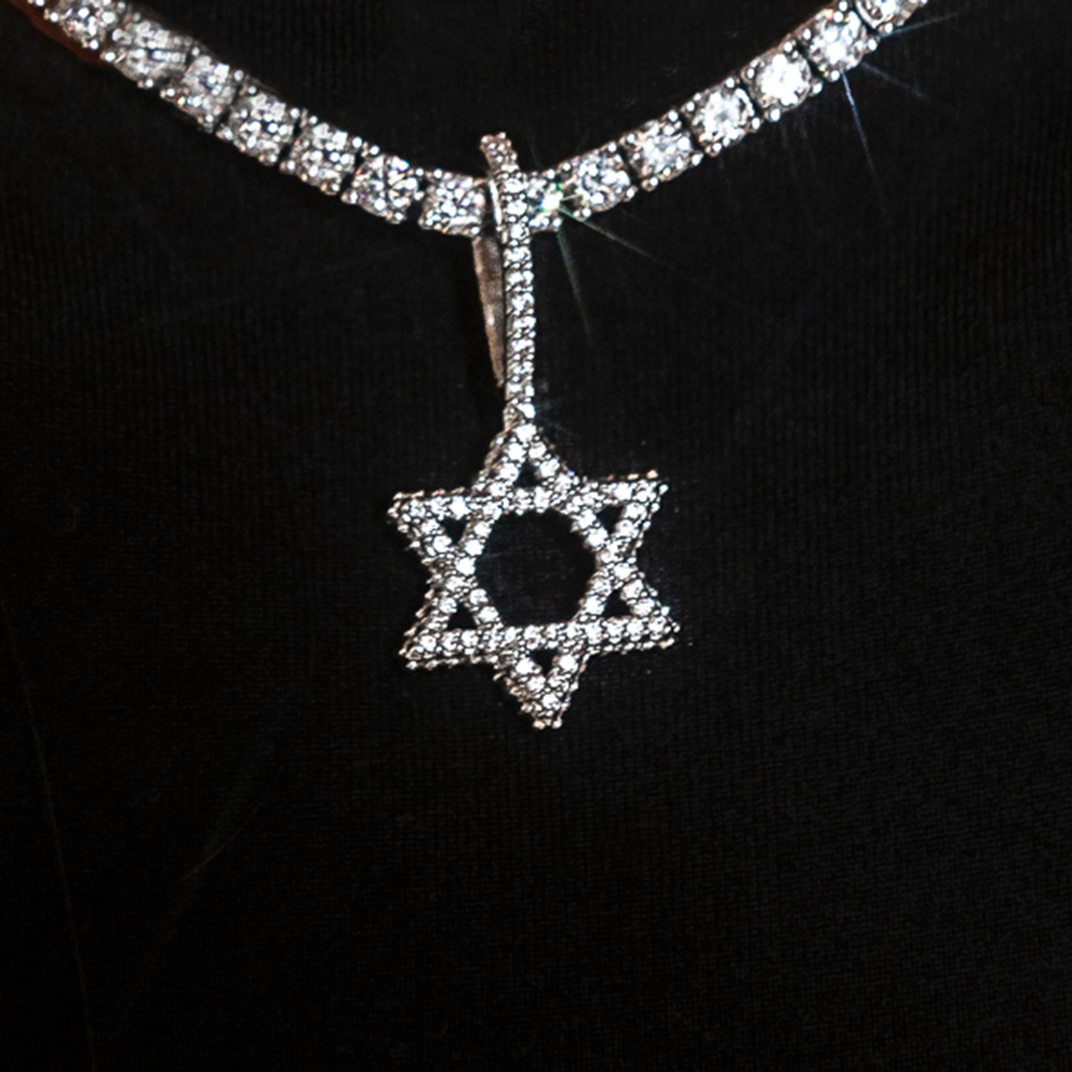 Micro Diamond Pave Star of David Pendant