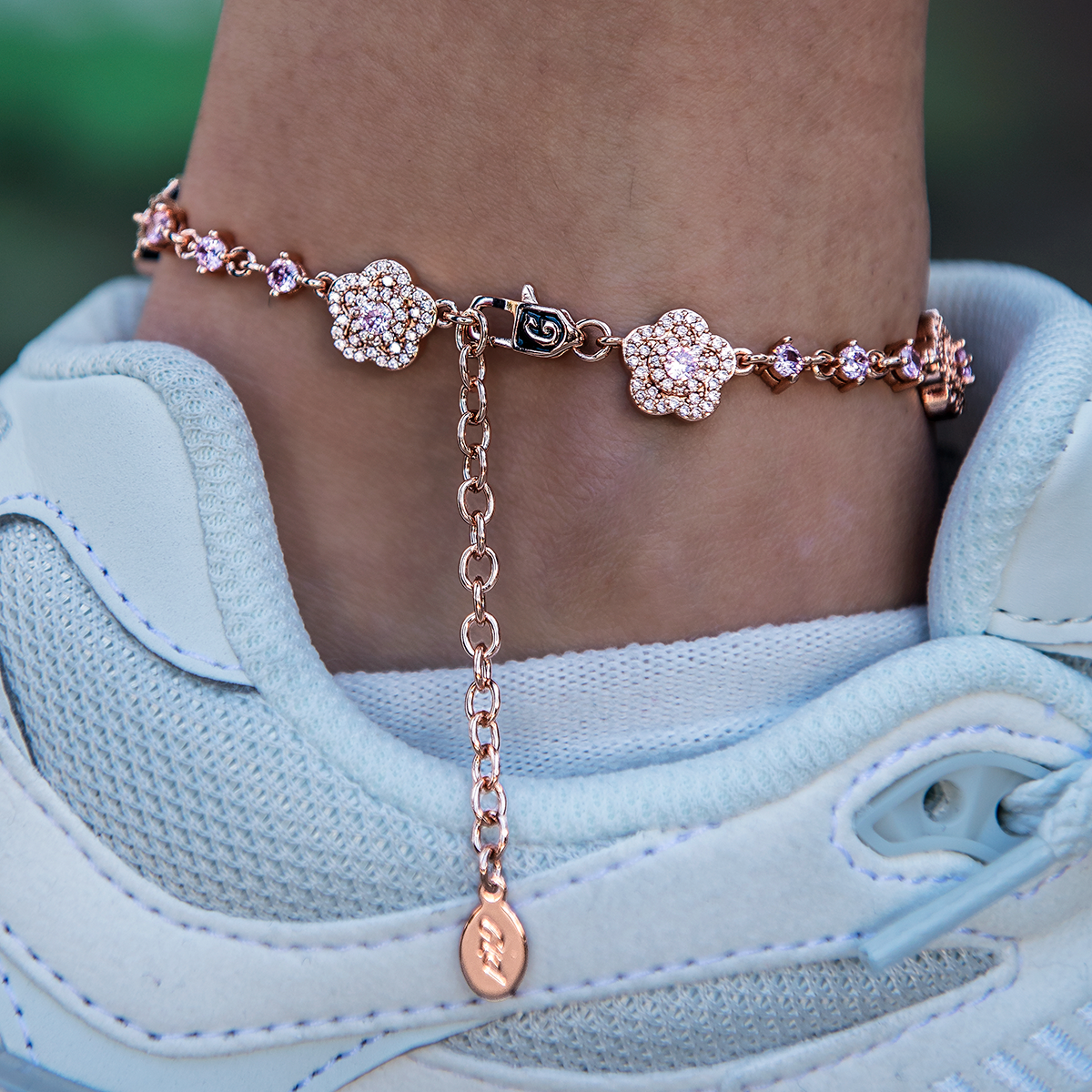 Daisy Anklet in Rose Gold