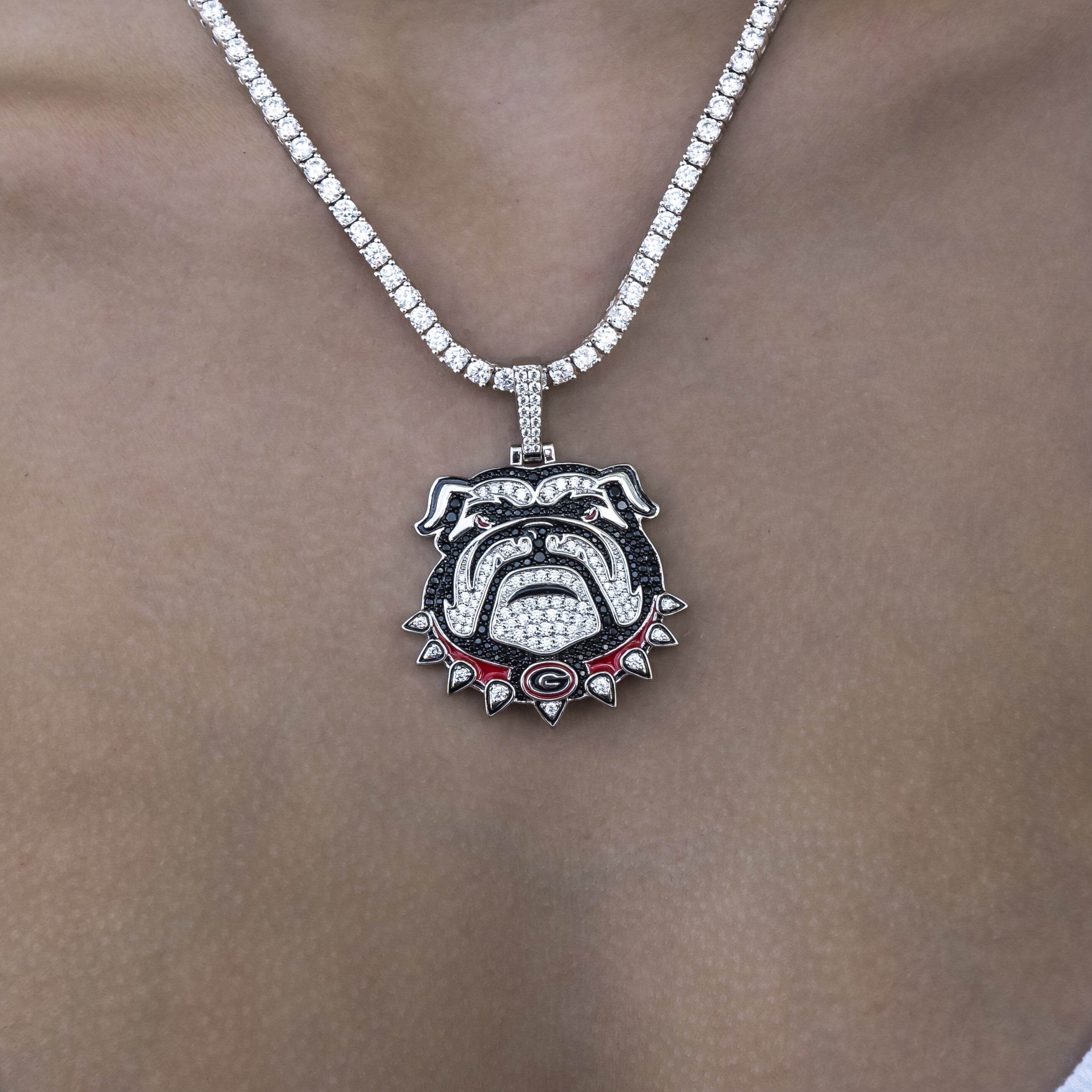 Georgia Bulldogs Official NCAA Mascot Pendant