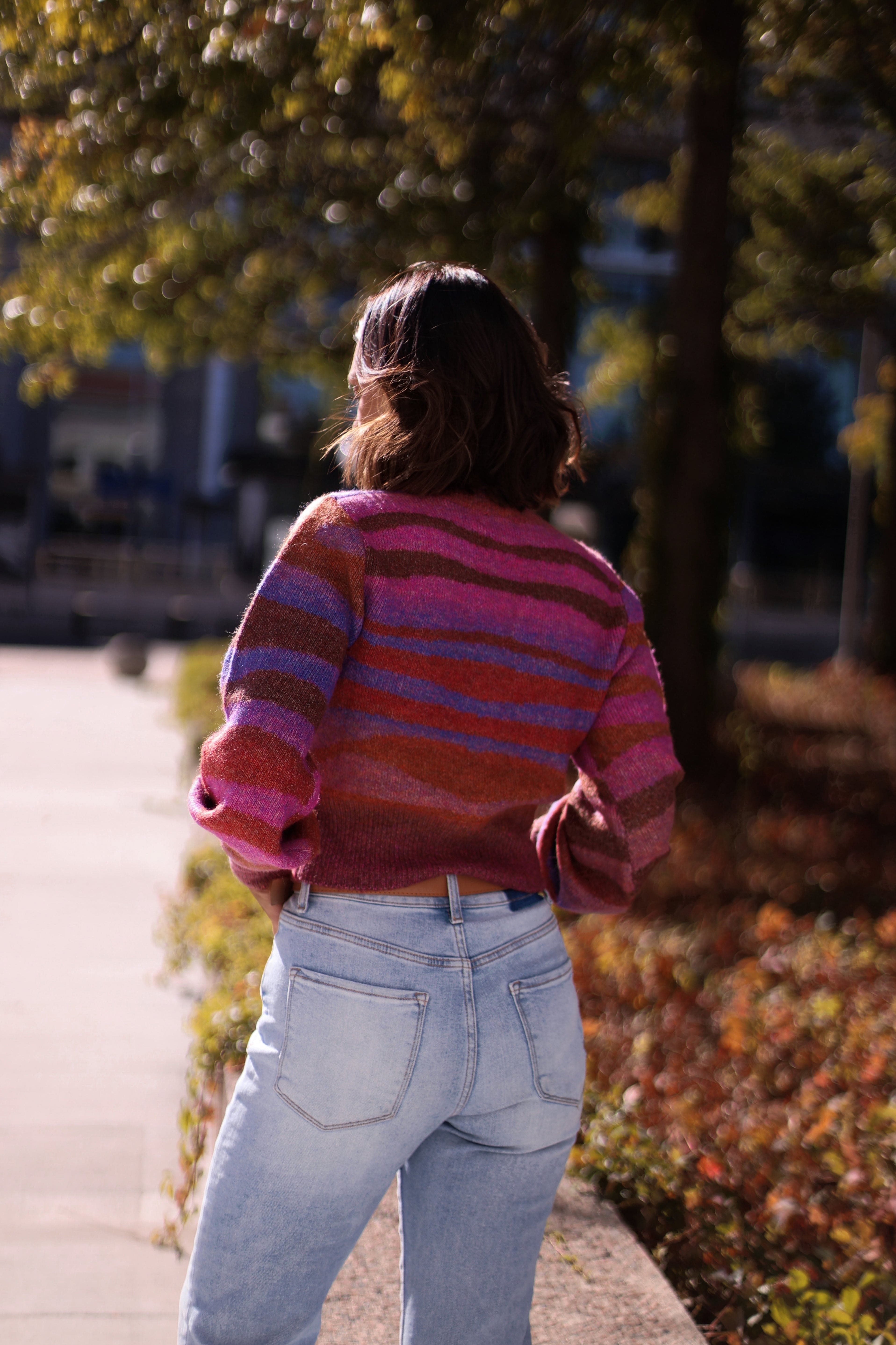 Ombre Zebra Cardigan