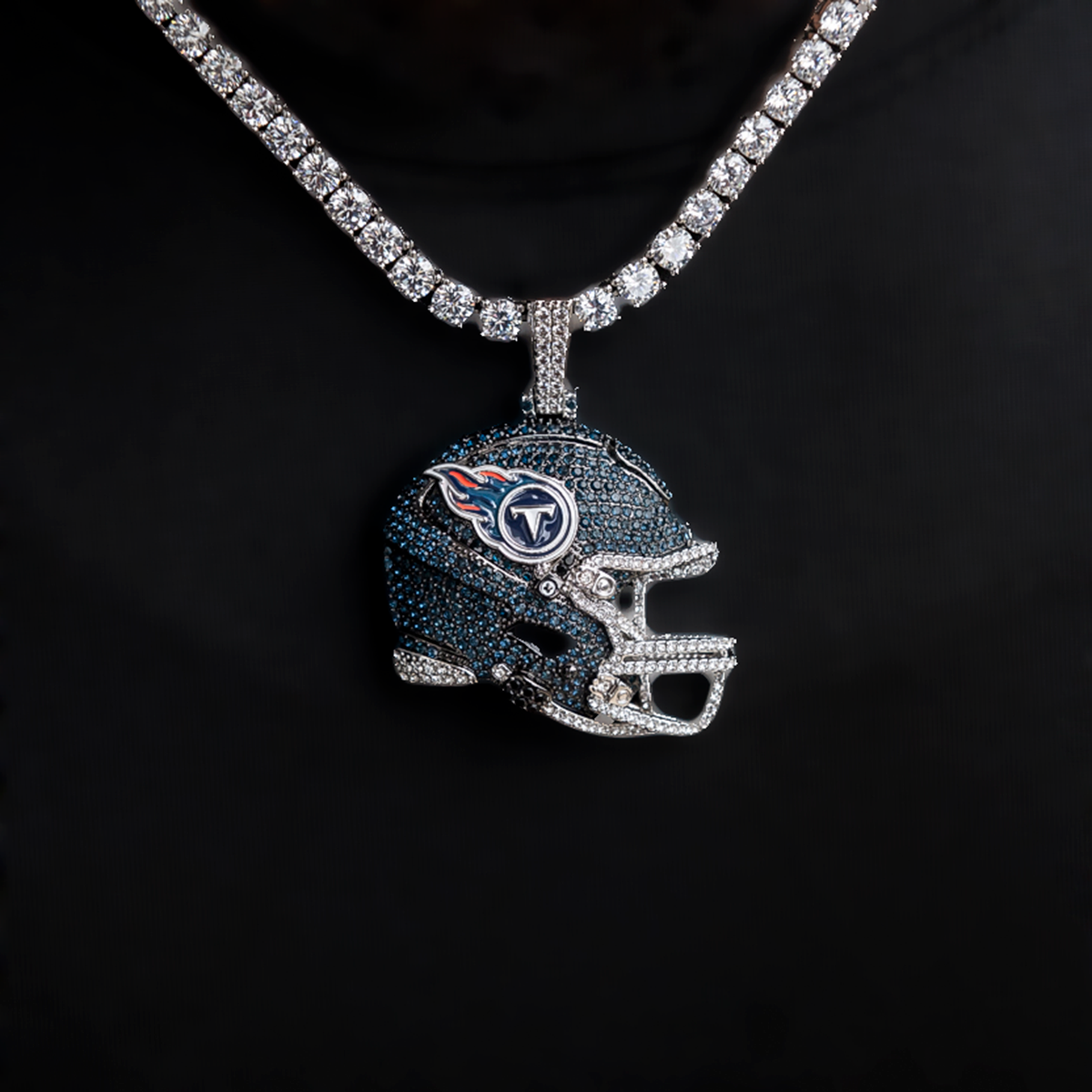 Official NFL 2025 Edition Tennessee Titans Helmet Pendant