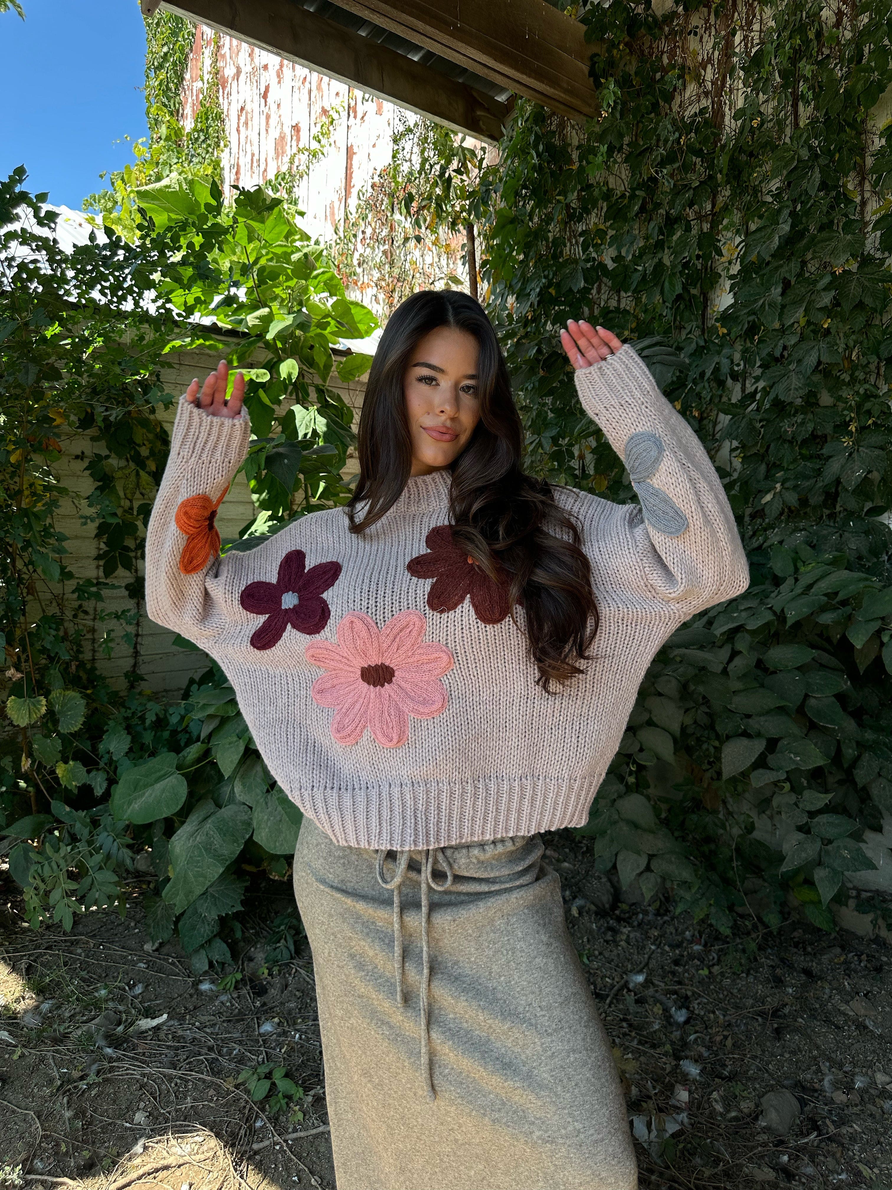 Flower Patch Sweater