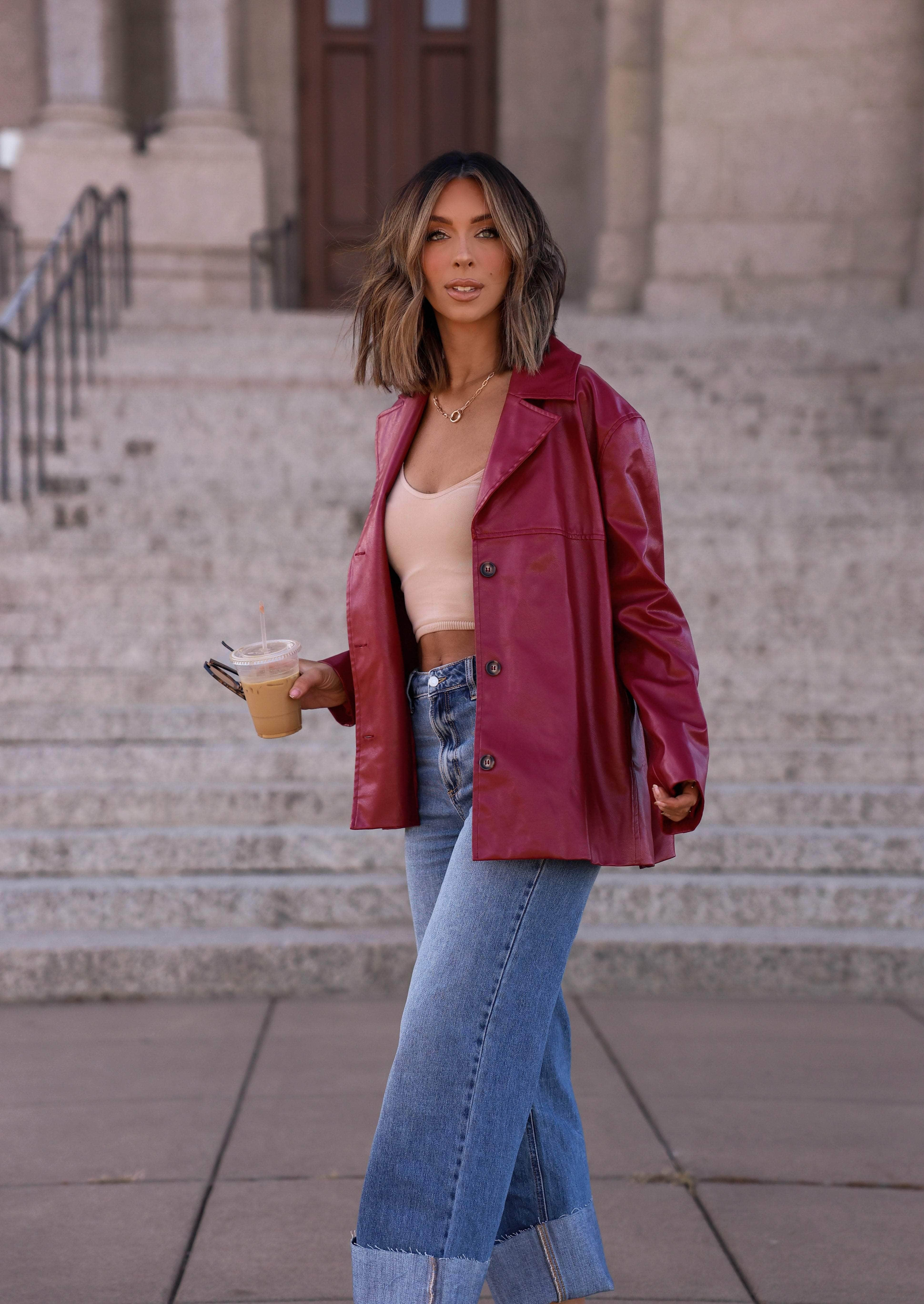 Red Leather Jacket