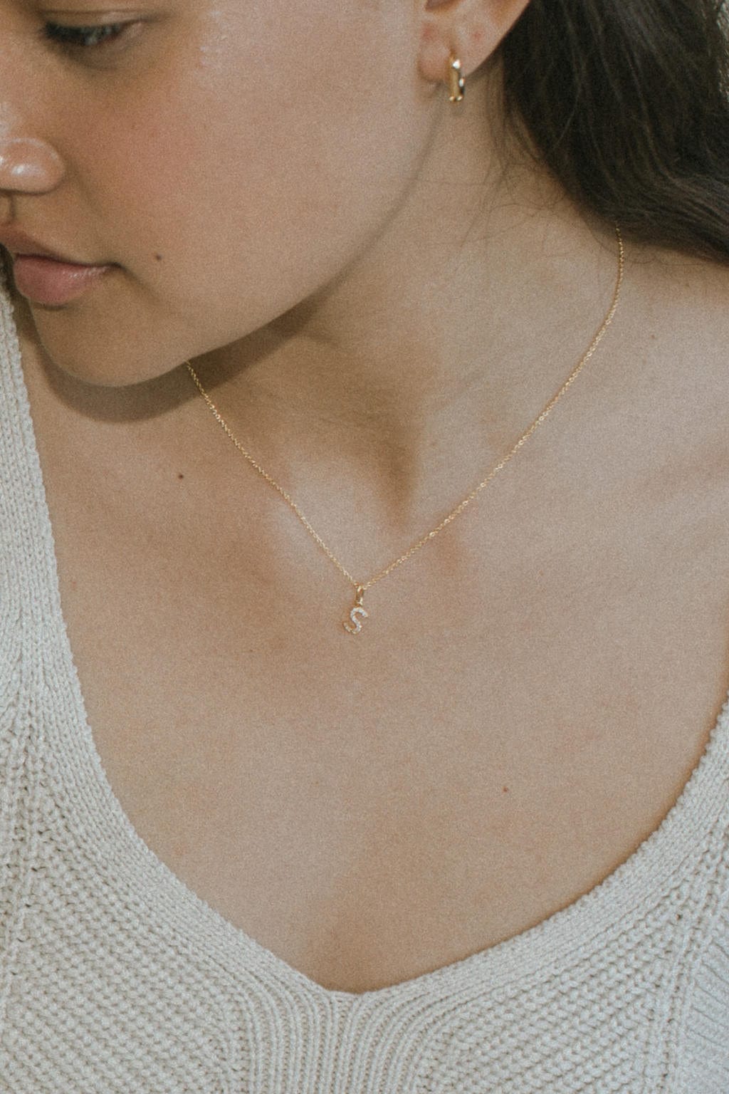 Gold Letter Necklace