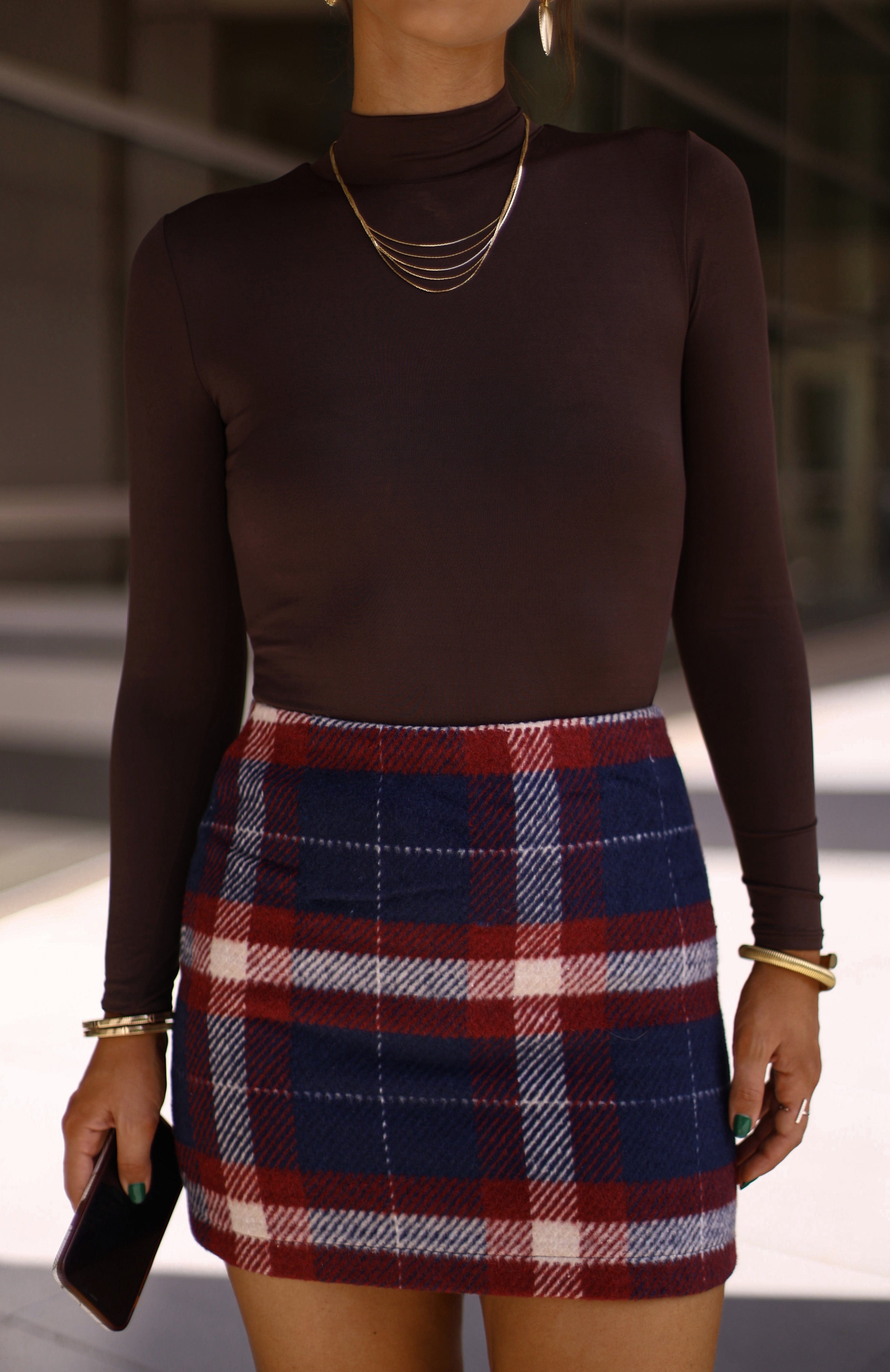 Valley Plaid Skirt