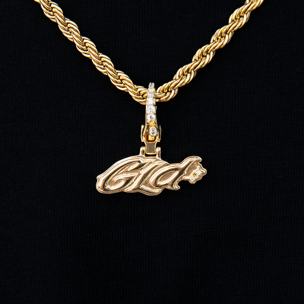 GLD Logo Clip On Pendant