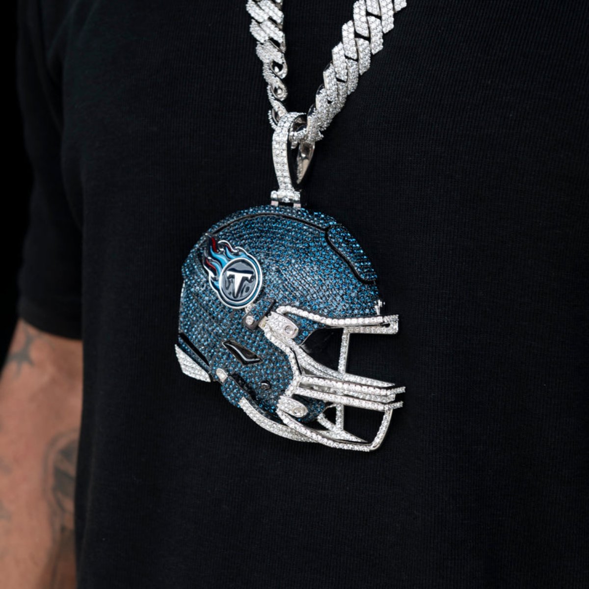 Giant Tennessee Titans Official NFL Helmet Pendant