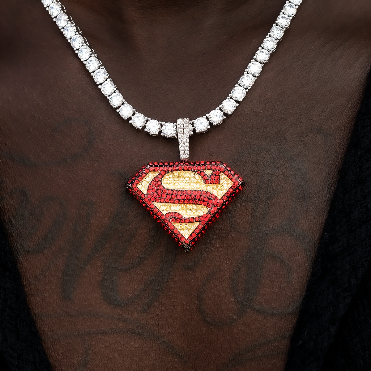 Official DC Comics Superman Logo Pendant