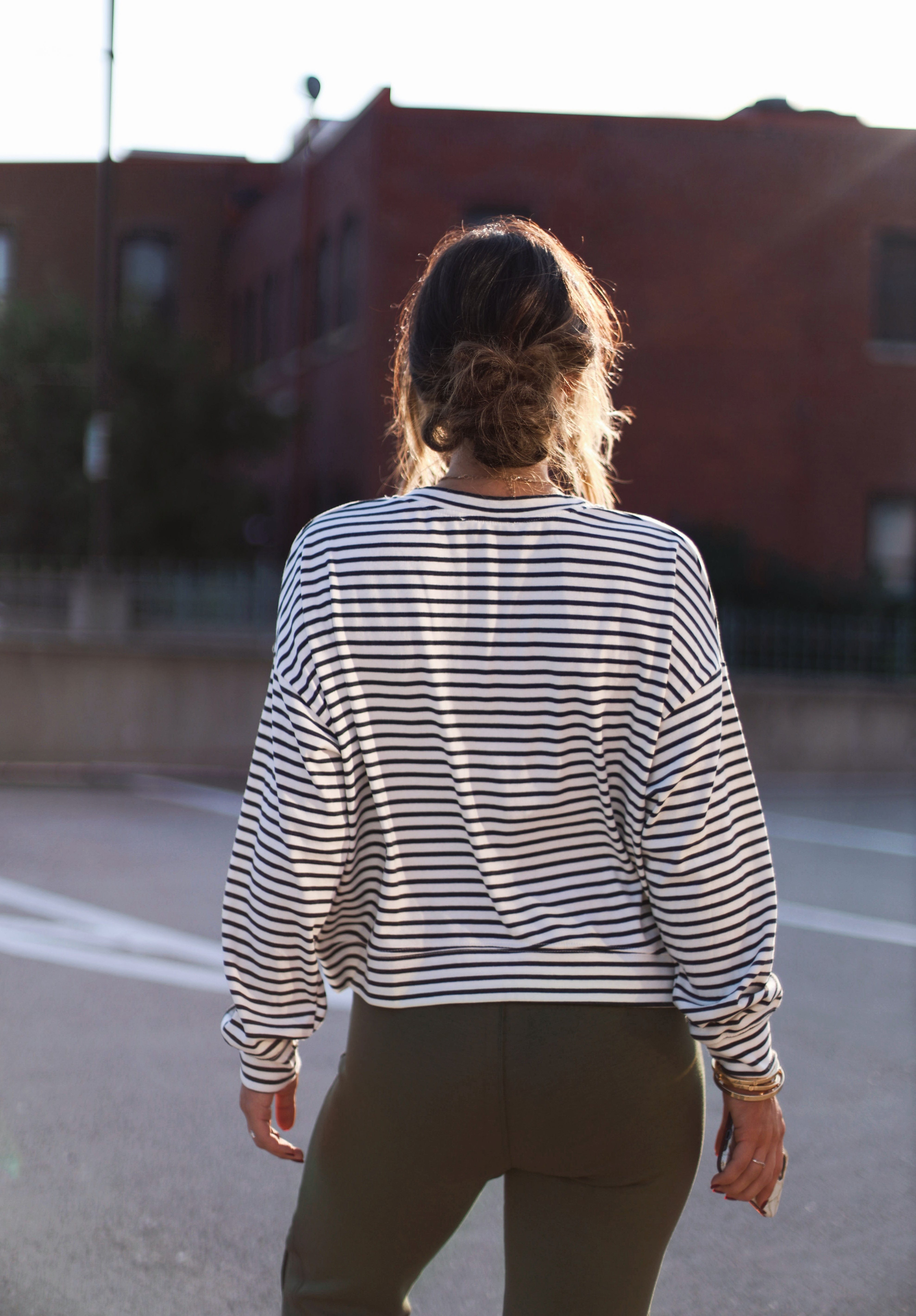 Another Coffee Striped Top