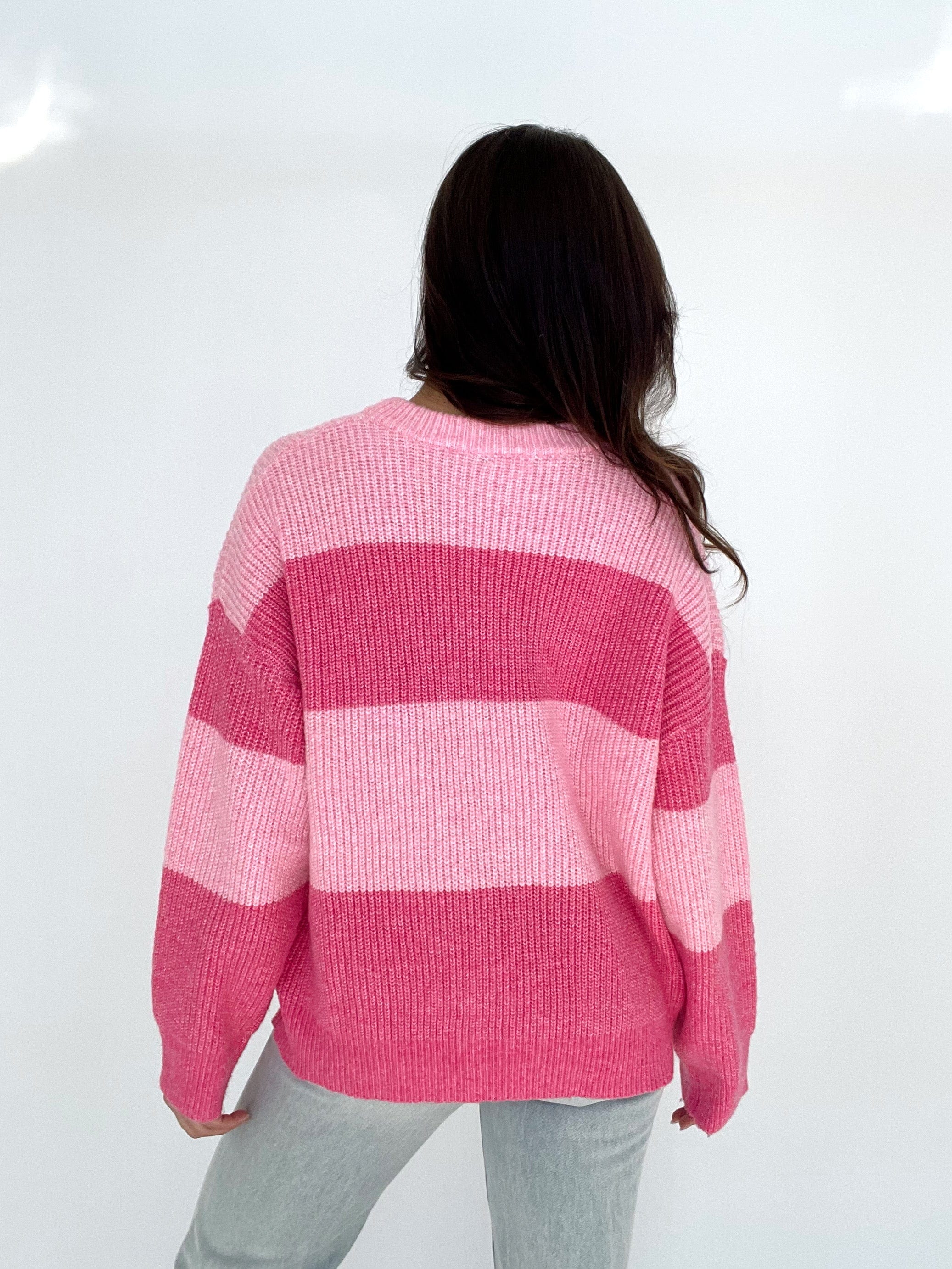 Striped Color Block Sweater