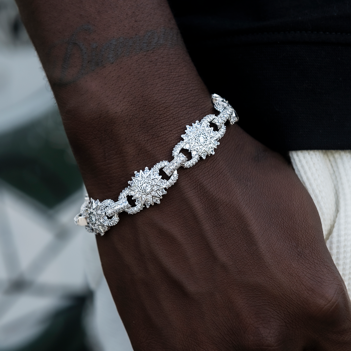 Star Mariner Bracelet in White Gold- 16mm