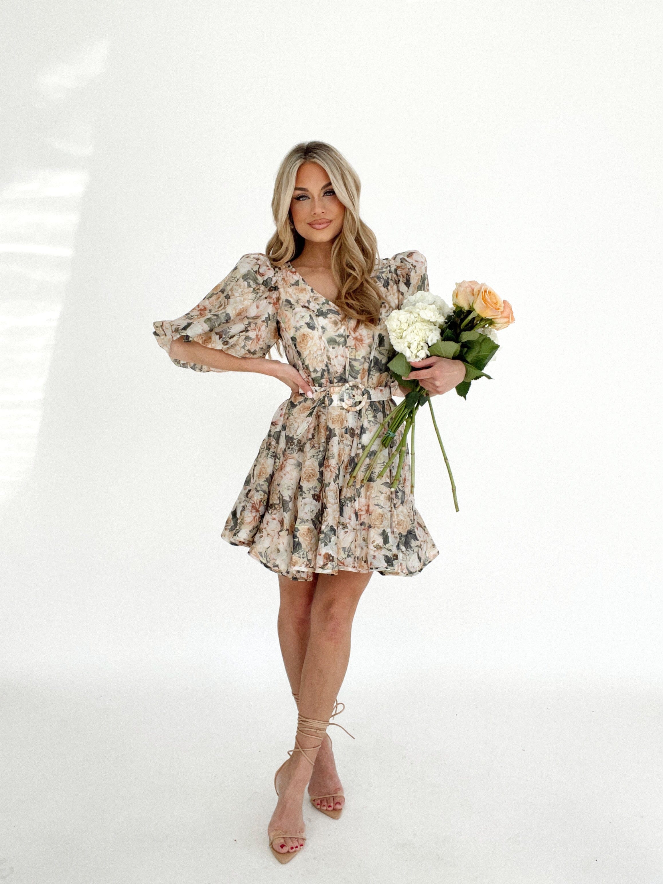 Aurora Floral Organza Dress