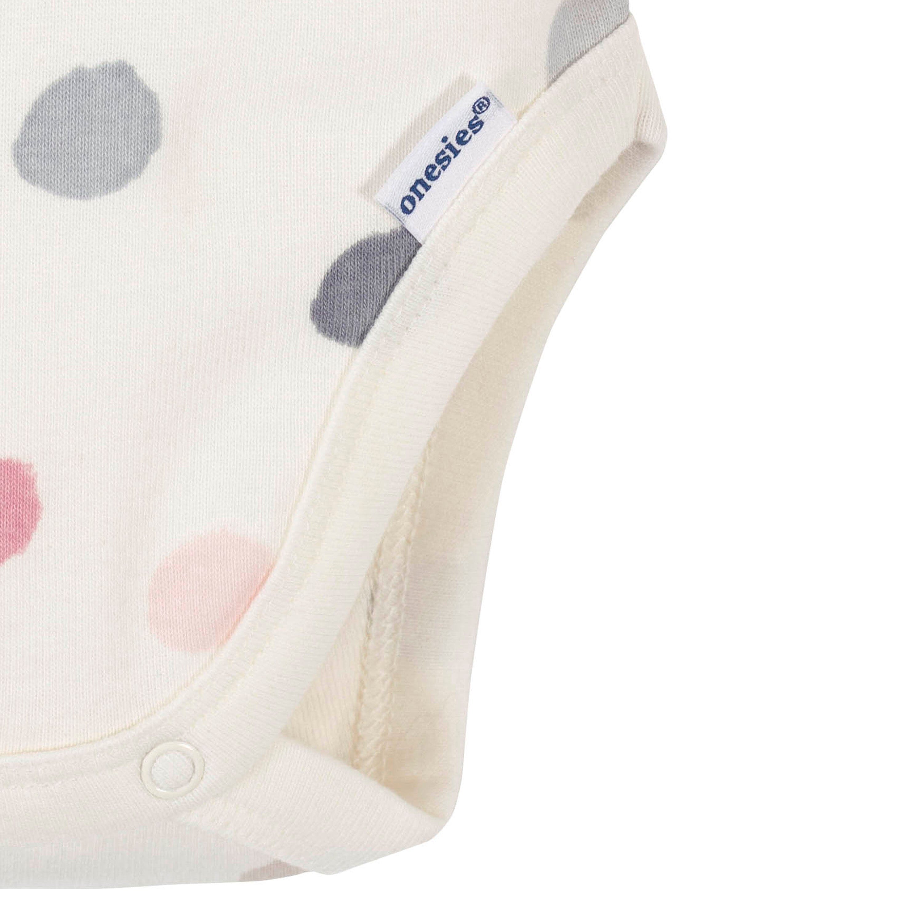 Baby Girls Polka Dots Long Sleeve Onesies Bodysuit