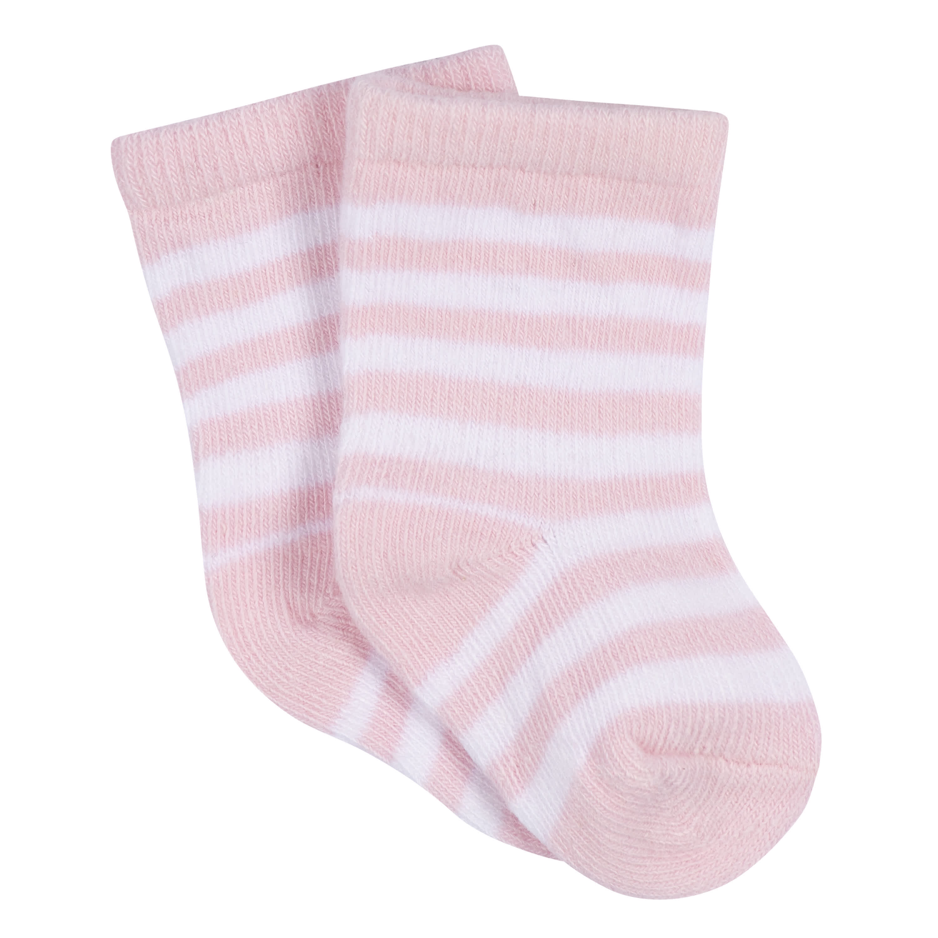 3-Pack Baby Girls Stars Jersey Crew Socks