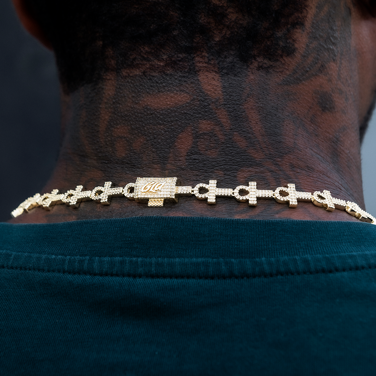 Diamond Ankh Cross Chain