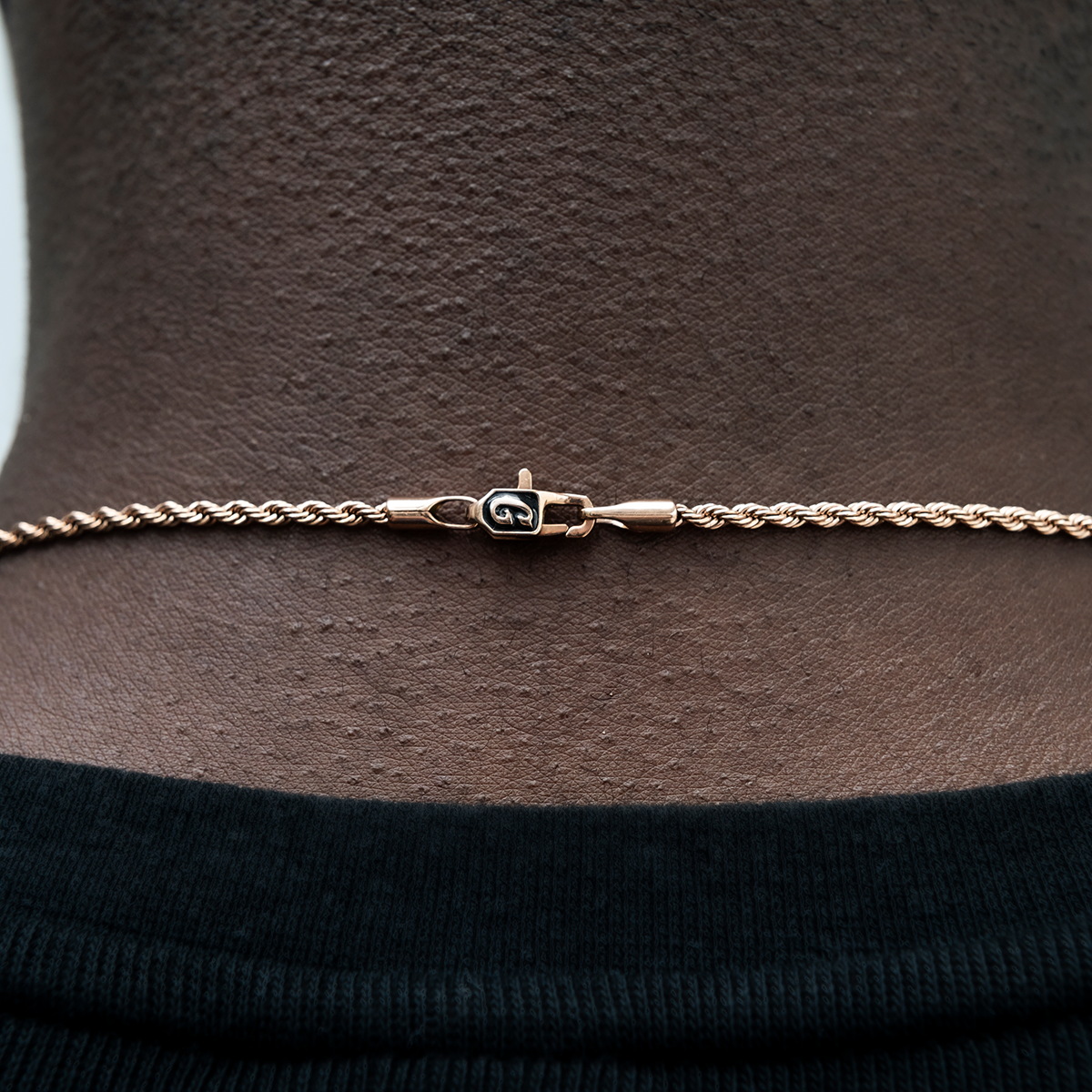 Rope Chain in Rose Gold- 2mm