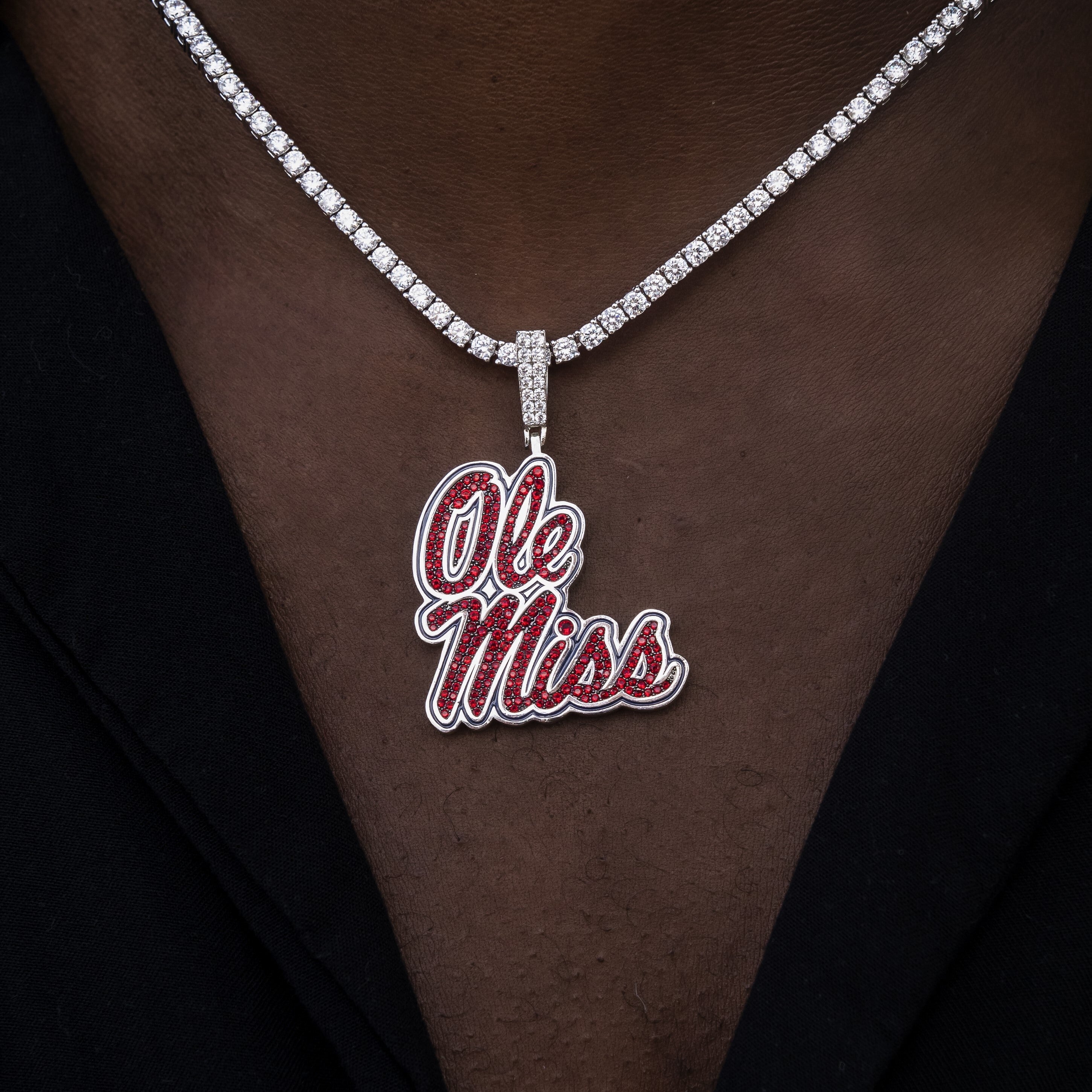 Ole Miss Rebels Official NCAA Logo Pendant