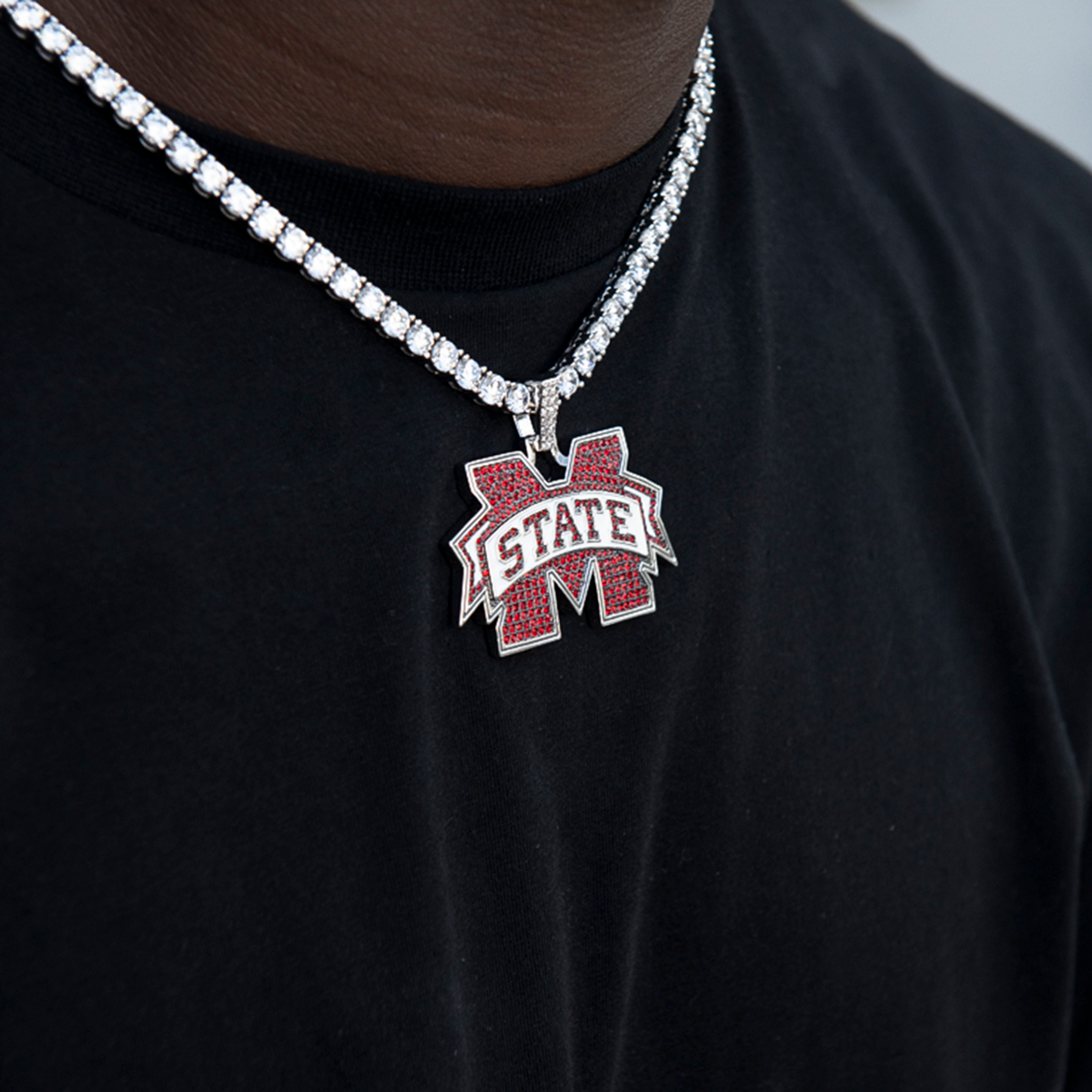 Mississippi State Bulldogs Official NCAA Logo Pendant