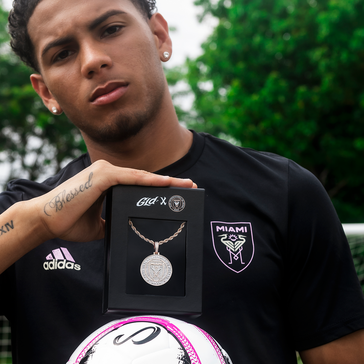 Inter Miami CF Official MLS Logo Pendant