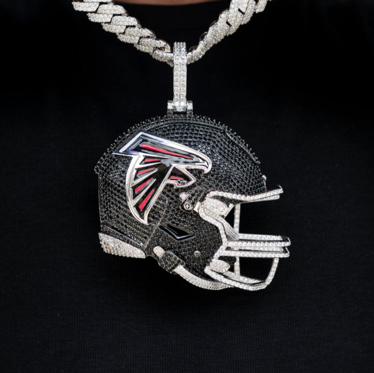 Giant Atlanta Falcons Official NFL Helmet Pendant