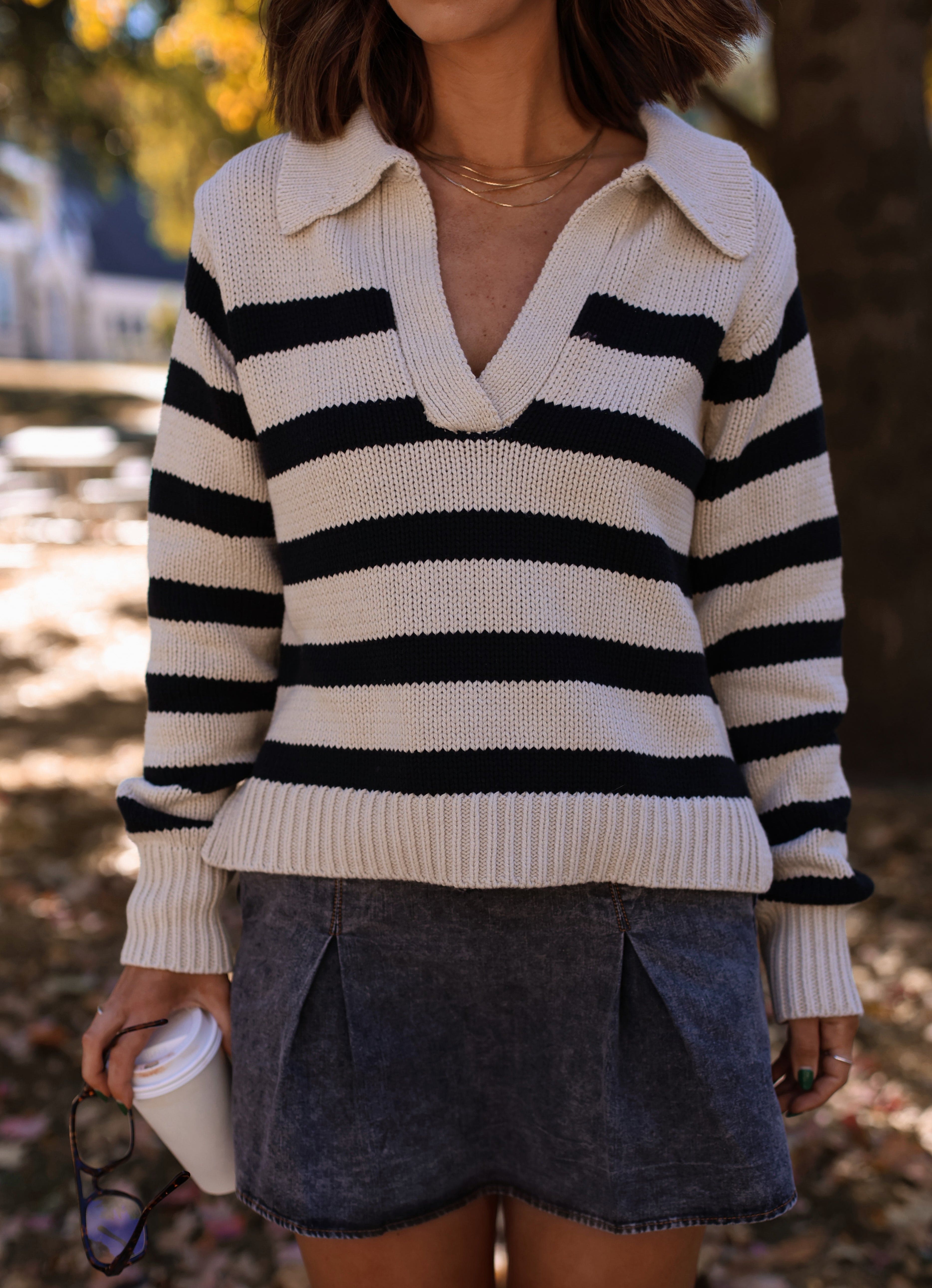 Essentially Striped Pullover