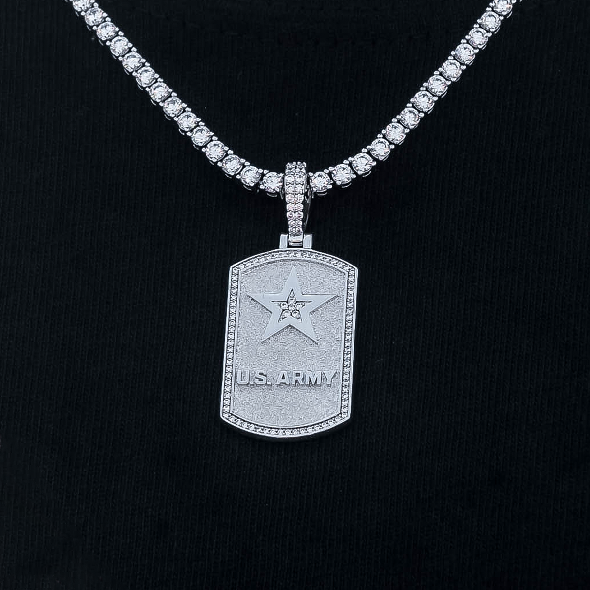 U.S. Army Dog Tag Pendant