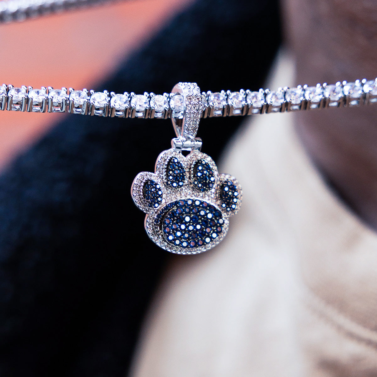 Penn State Nittany Lions Paw Official NCAA Micro Pendant