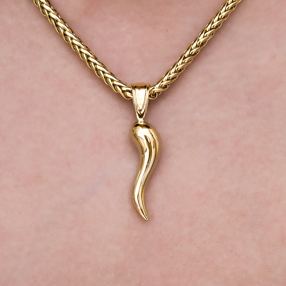 Italian Horn Pendant