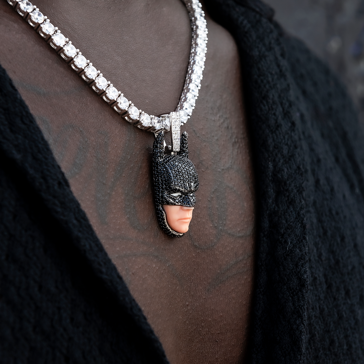 Official DC Comics Batman Head Pendant